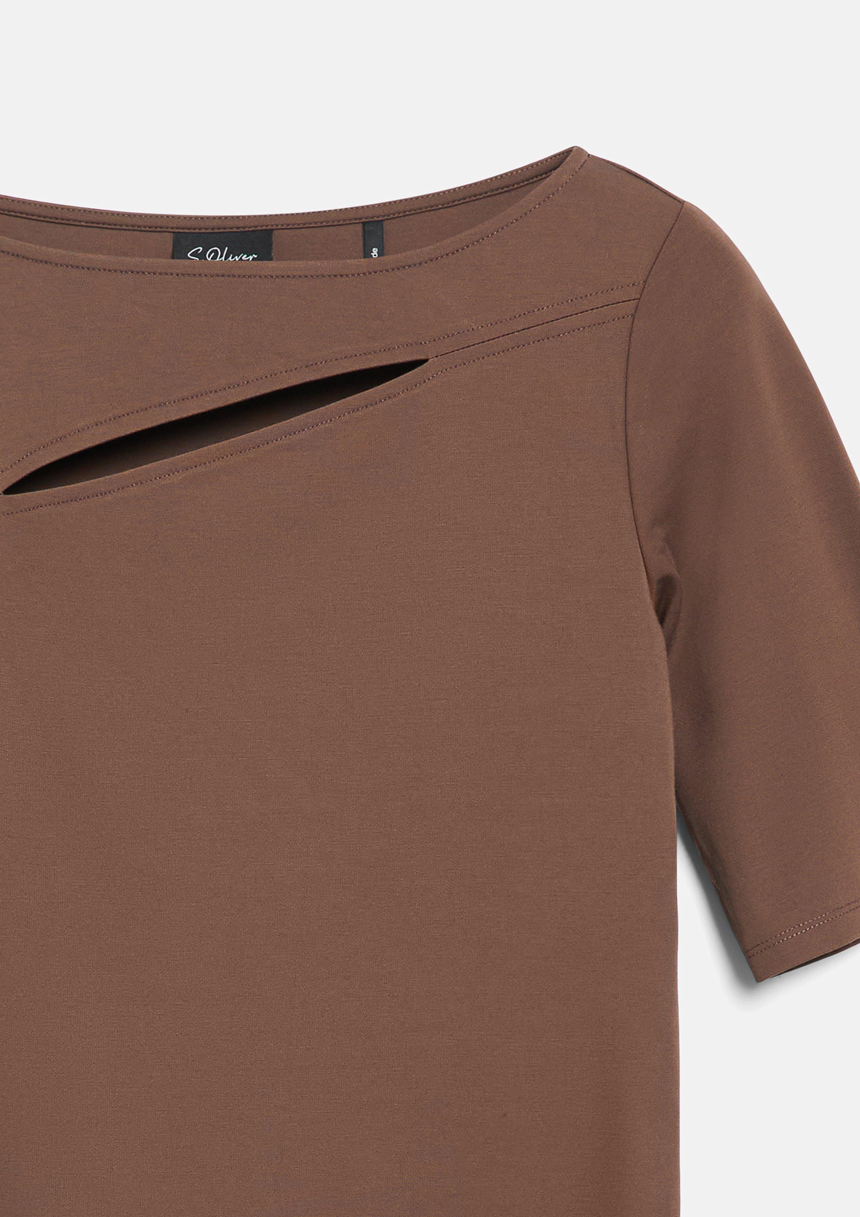 Femmes T-shirt en brun de s.Oliver BLACK LABEL