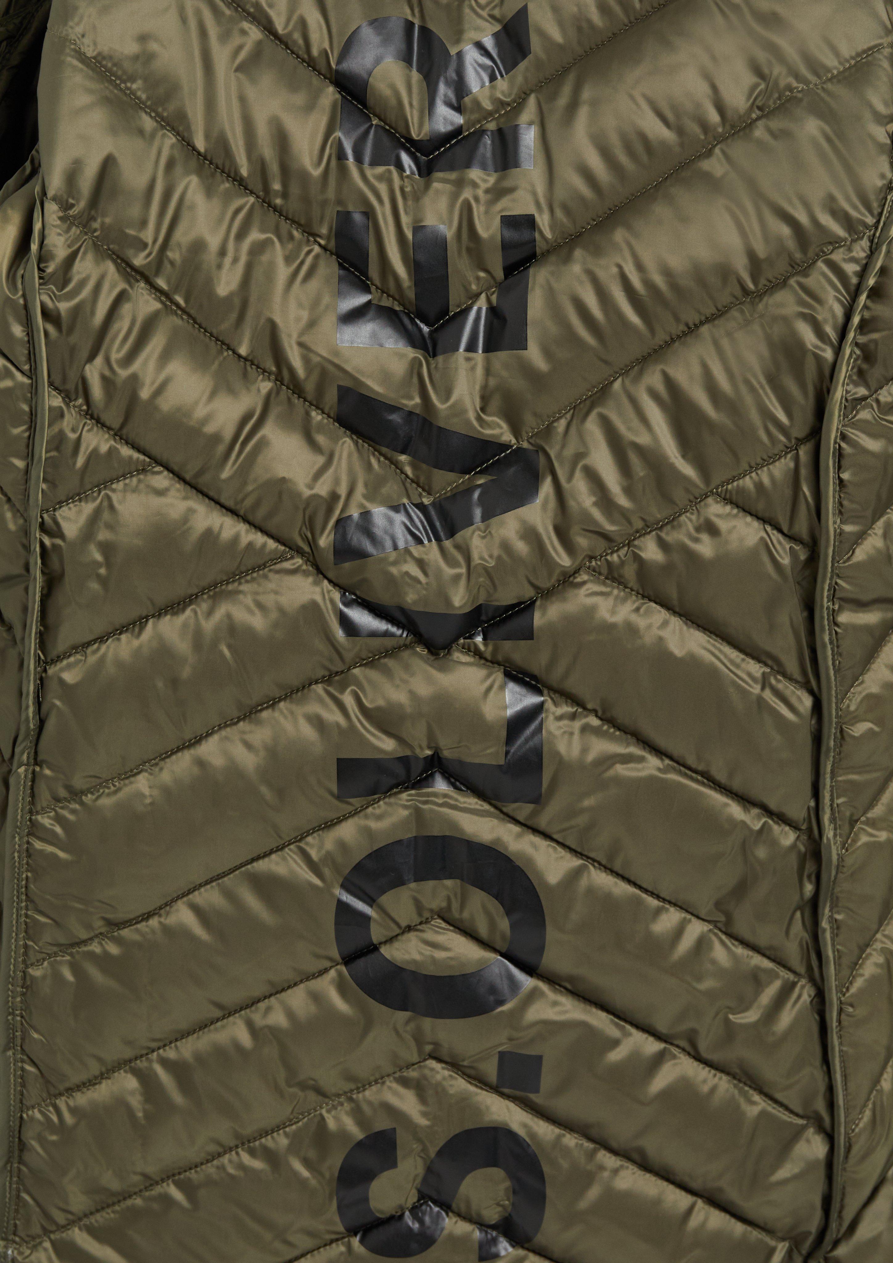 Damen Leichte Steppjacke mit Kapuze in olive von s.Oliver