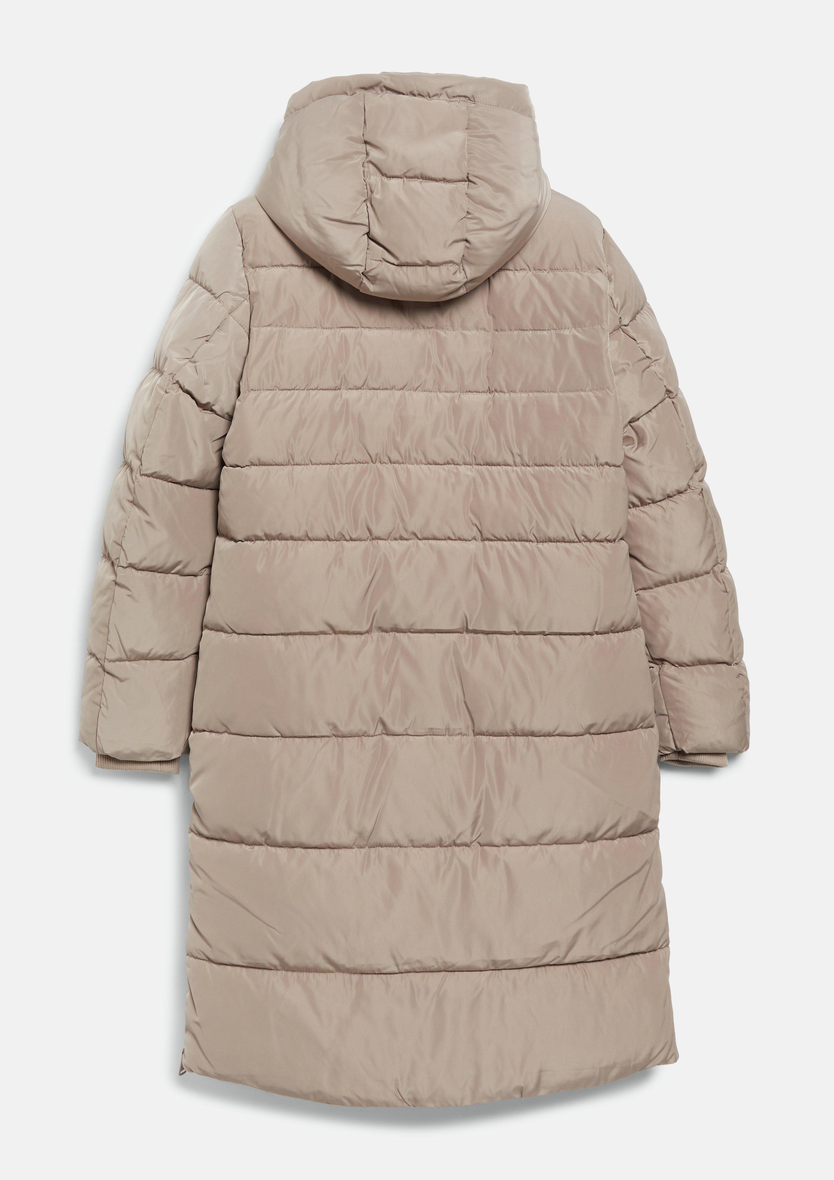 Femmes Manteau matelassé avec doublure effet fourrure en brun de s.Oliver