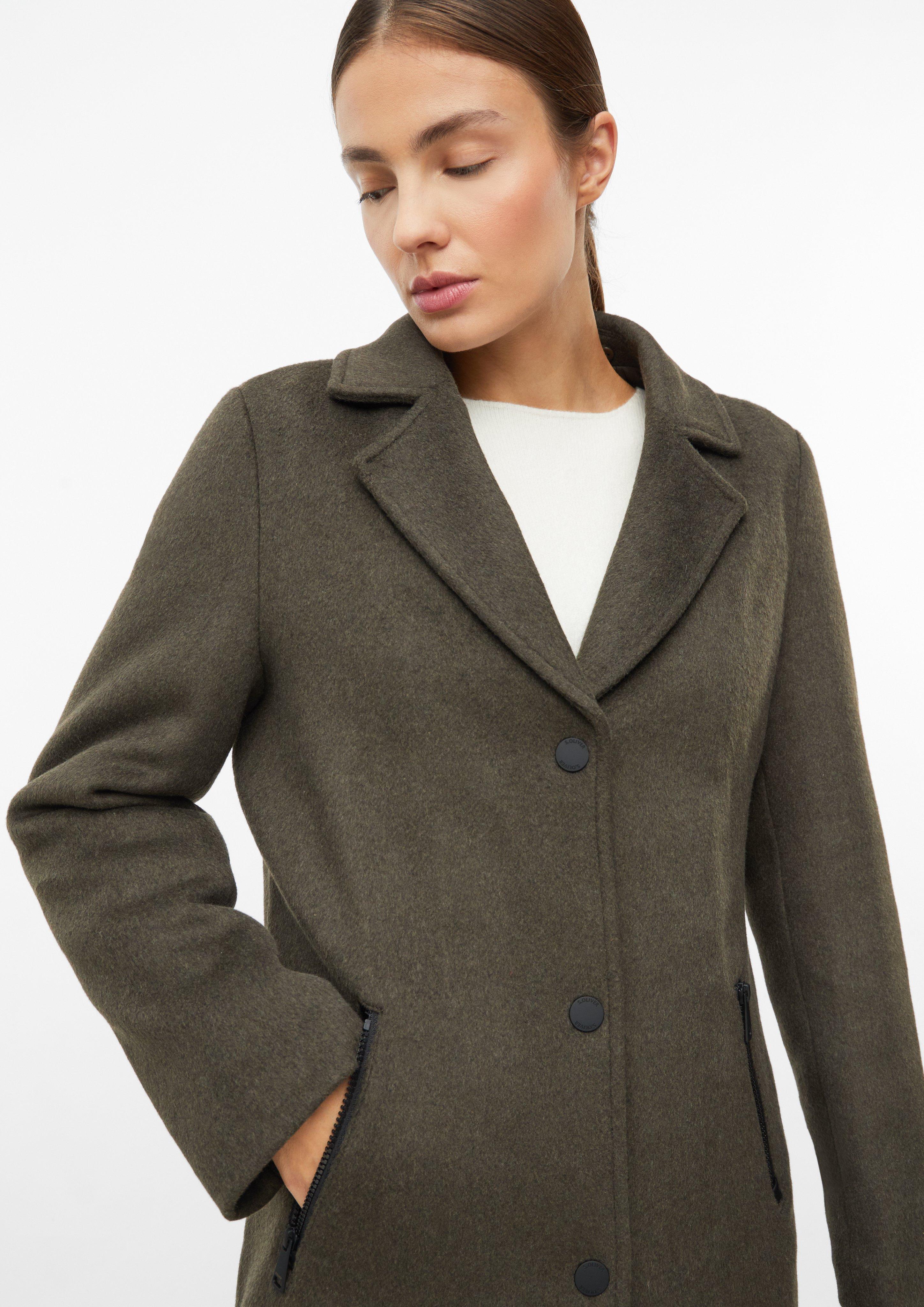 Femmes Manteau d'extérieur en olive de s.Oliver