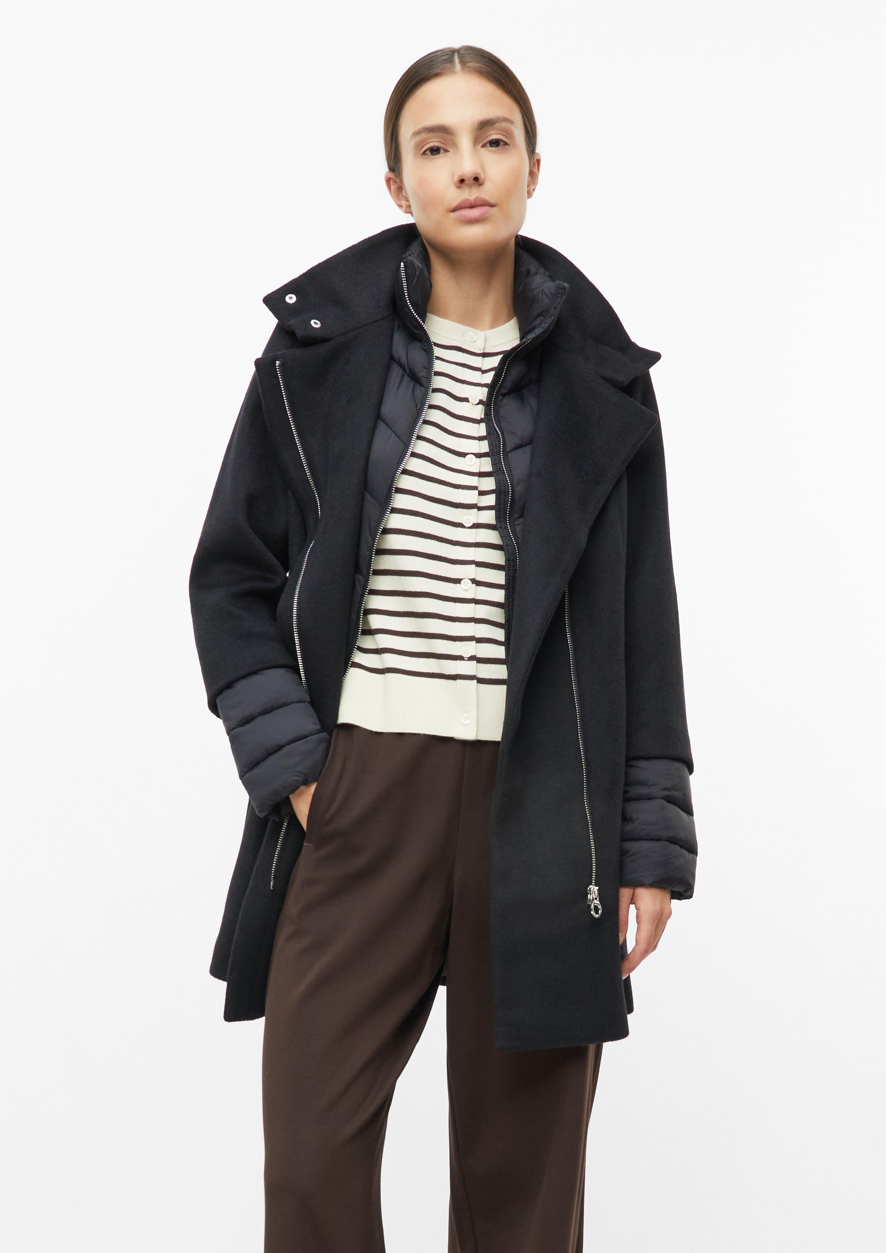 Manteau d'extérieur en noir de s.Oliver
