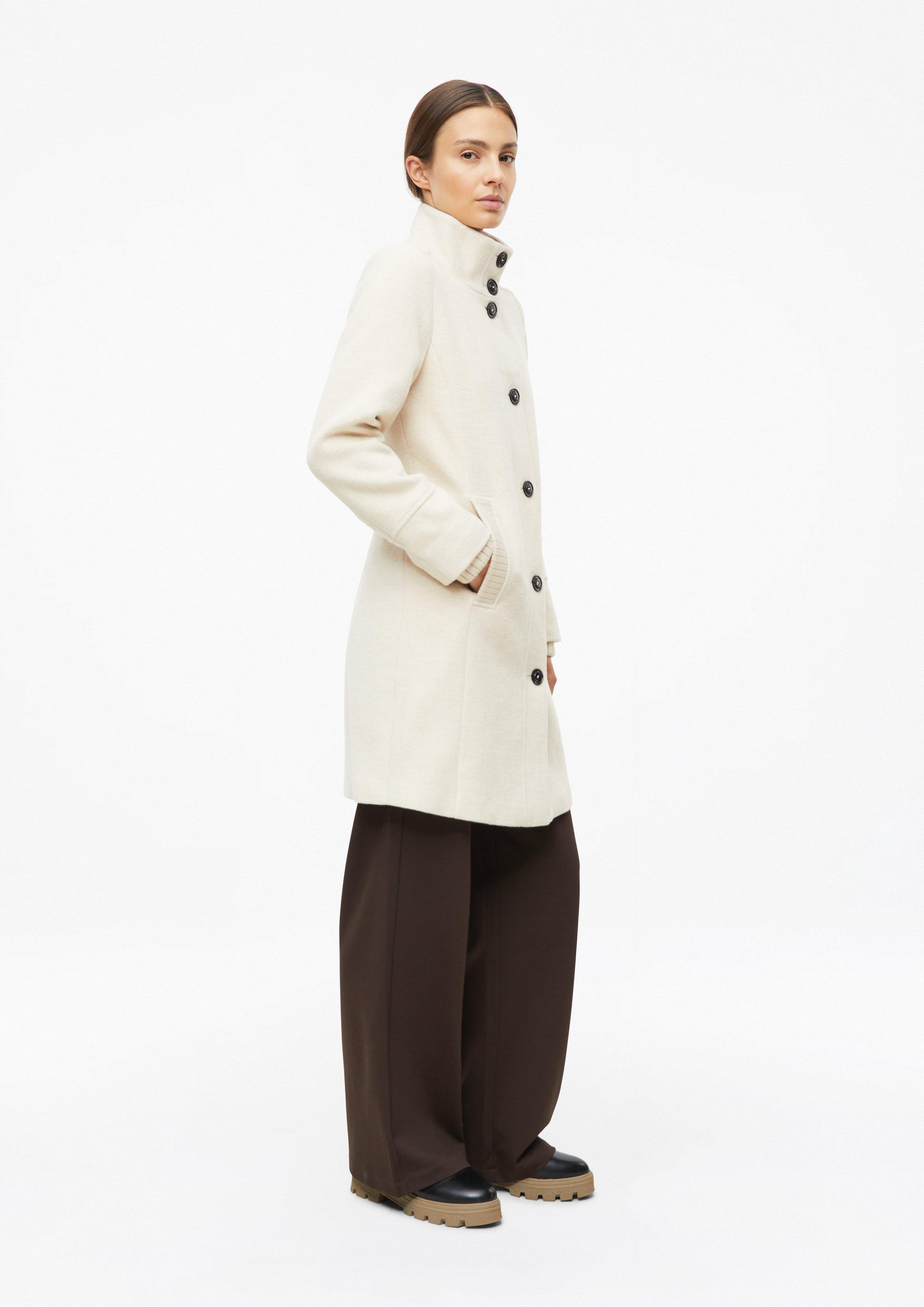 Femmes Manteau d'extérieur en crème de s.Oliver