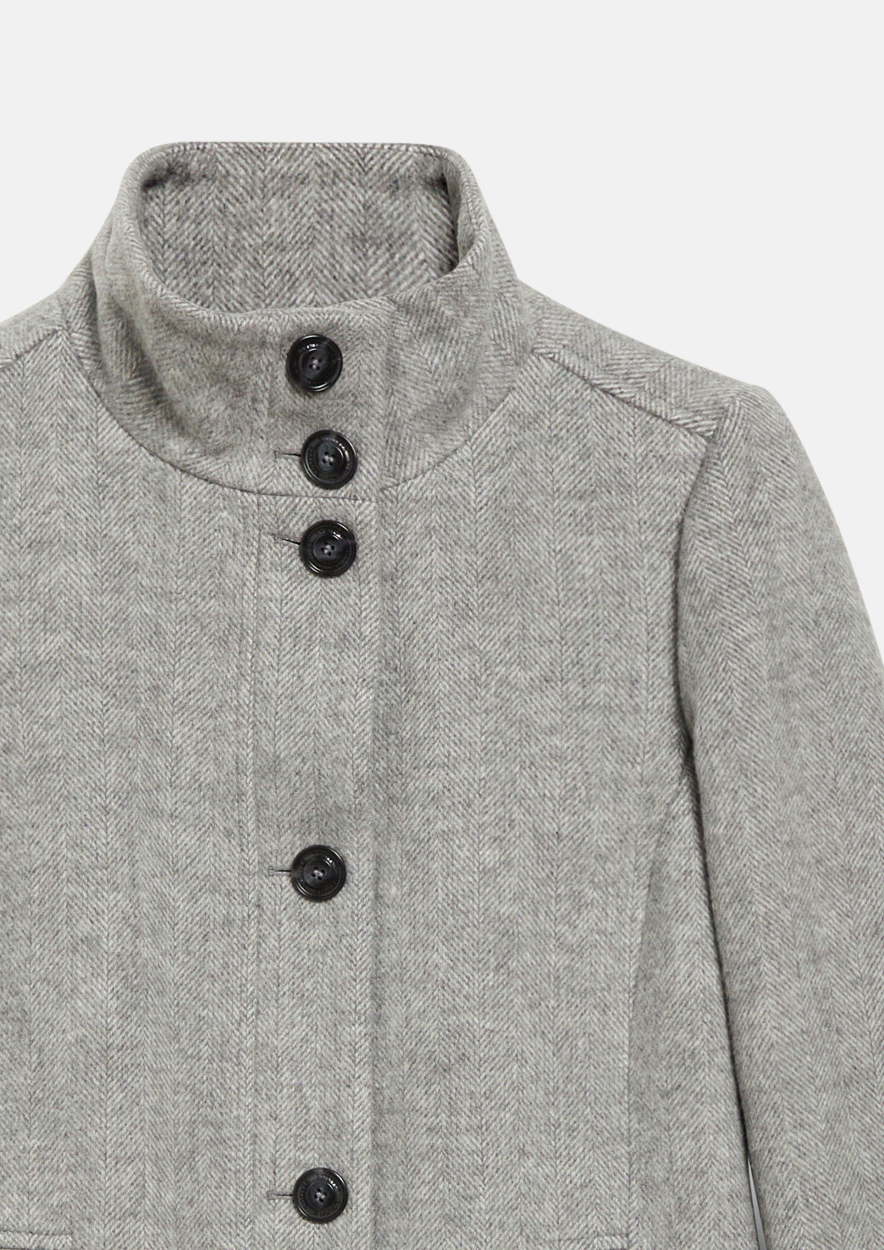Women Outdoor coat in grey by s.Oliver