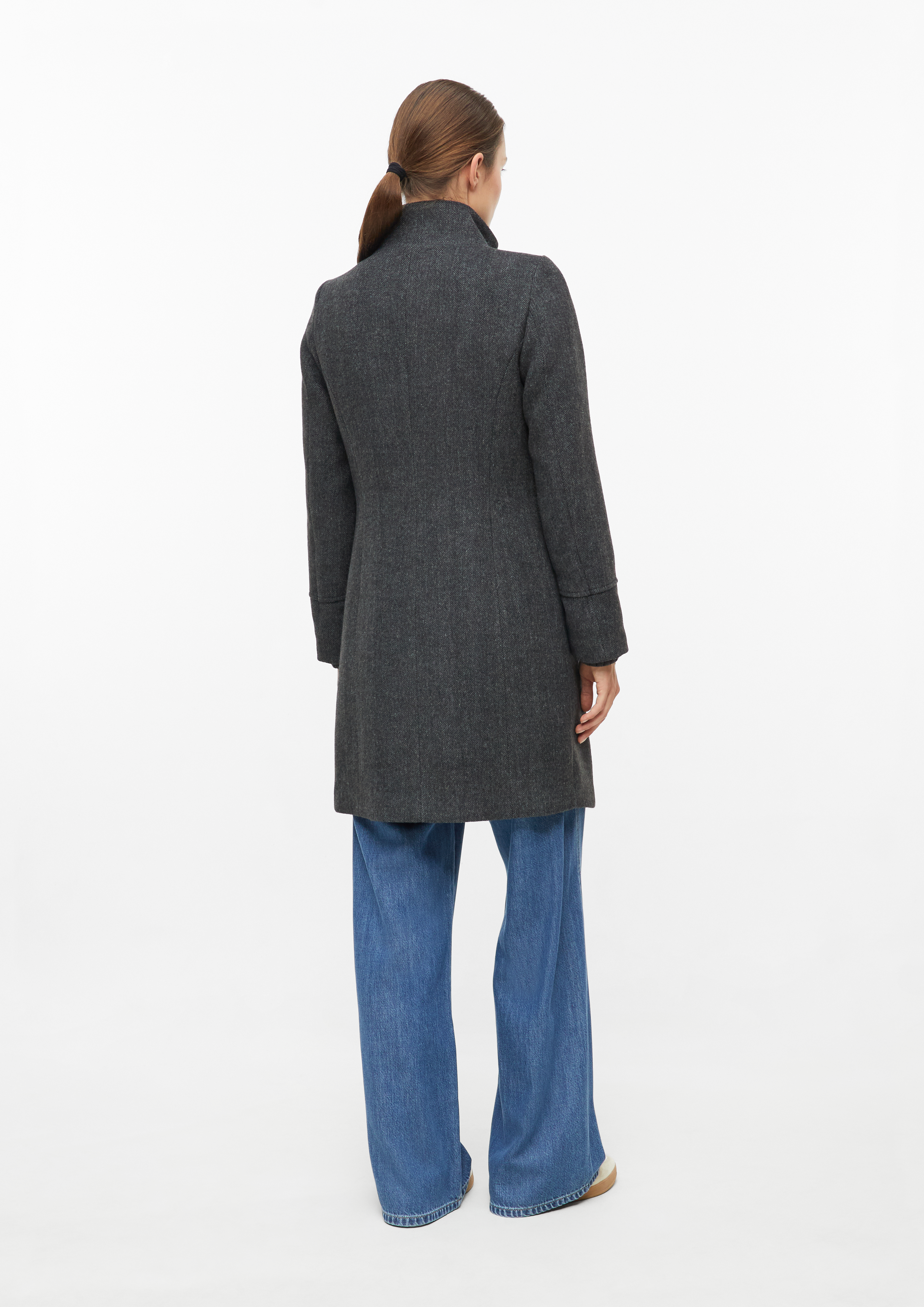 Women Outdoor coat in grey by s.Oliver
