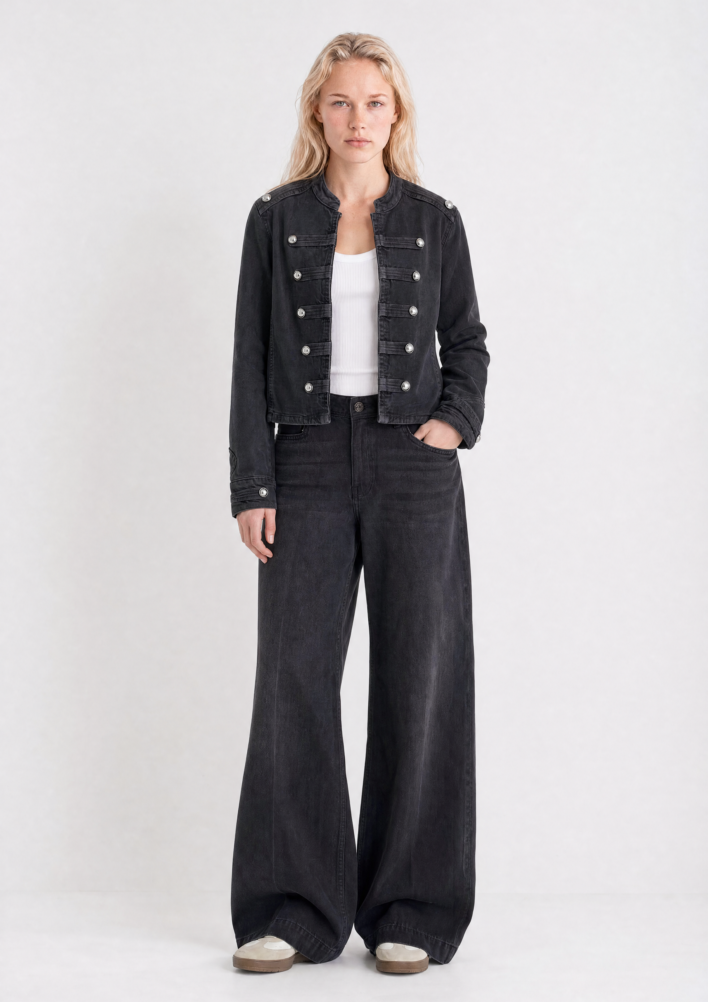 Jacke im Napoleon-Style in Farbe schwarz von s.Oliver