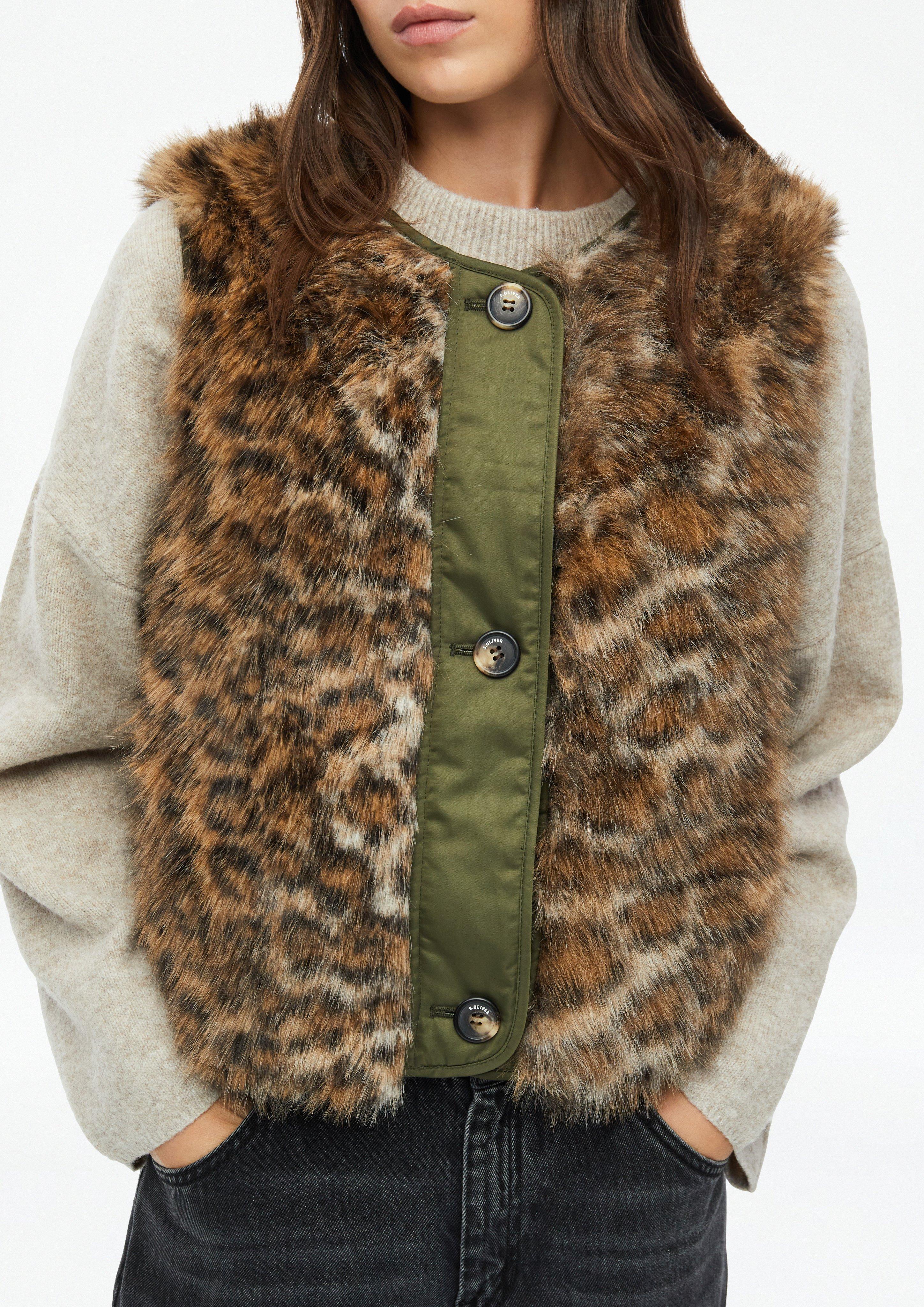 Femmes Gilet d'extérieur en olive de s.Oliver