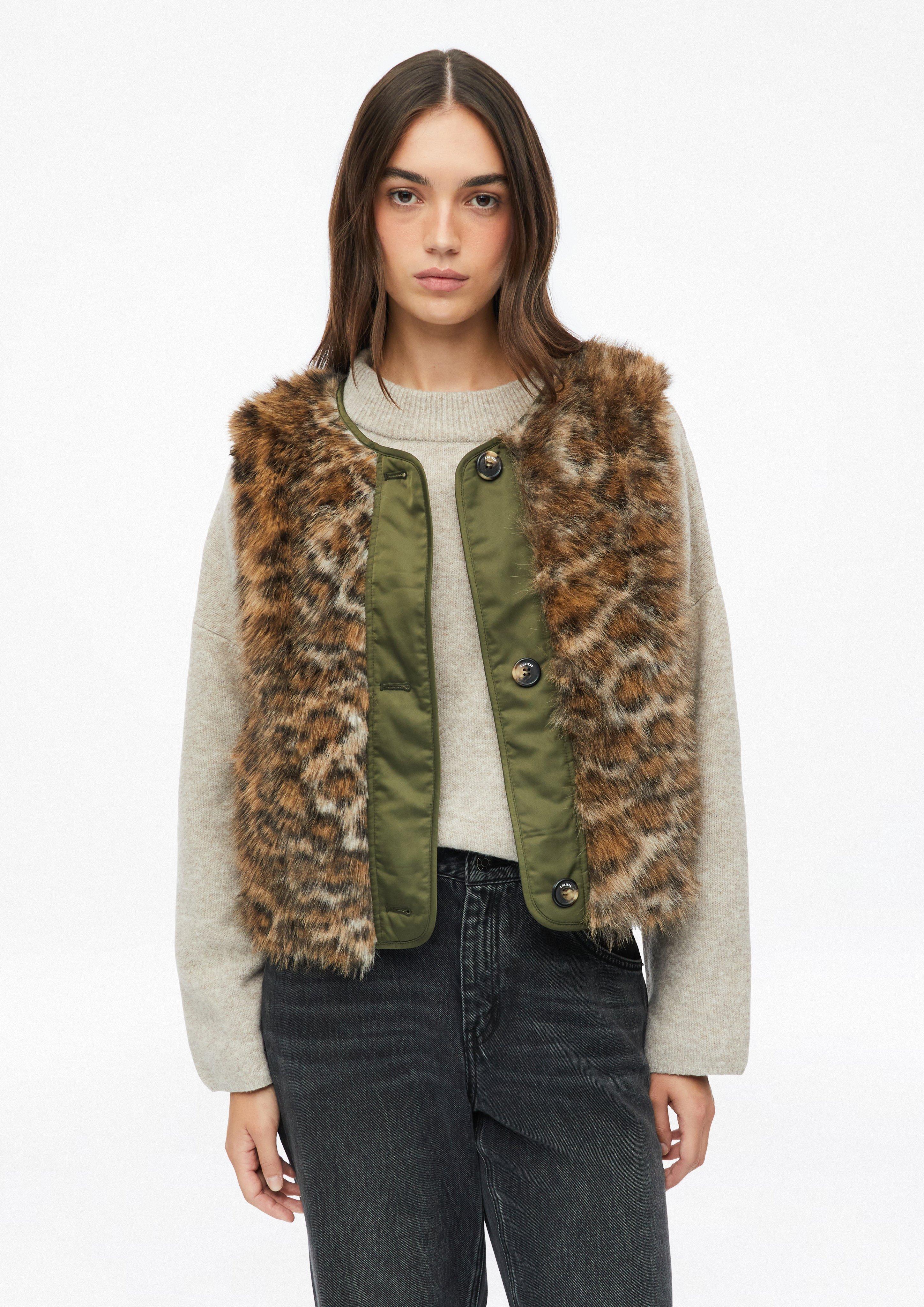 Gilet d'extérieur en brun de s.Oliver