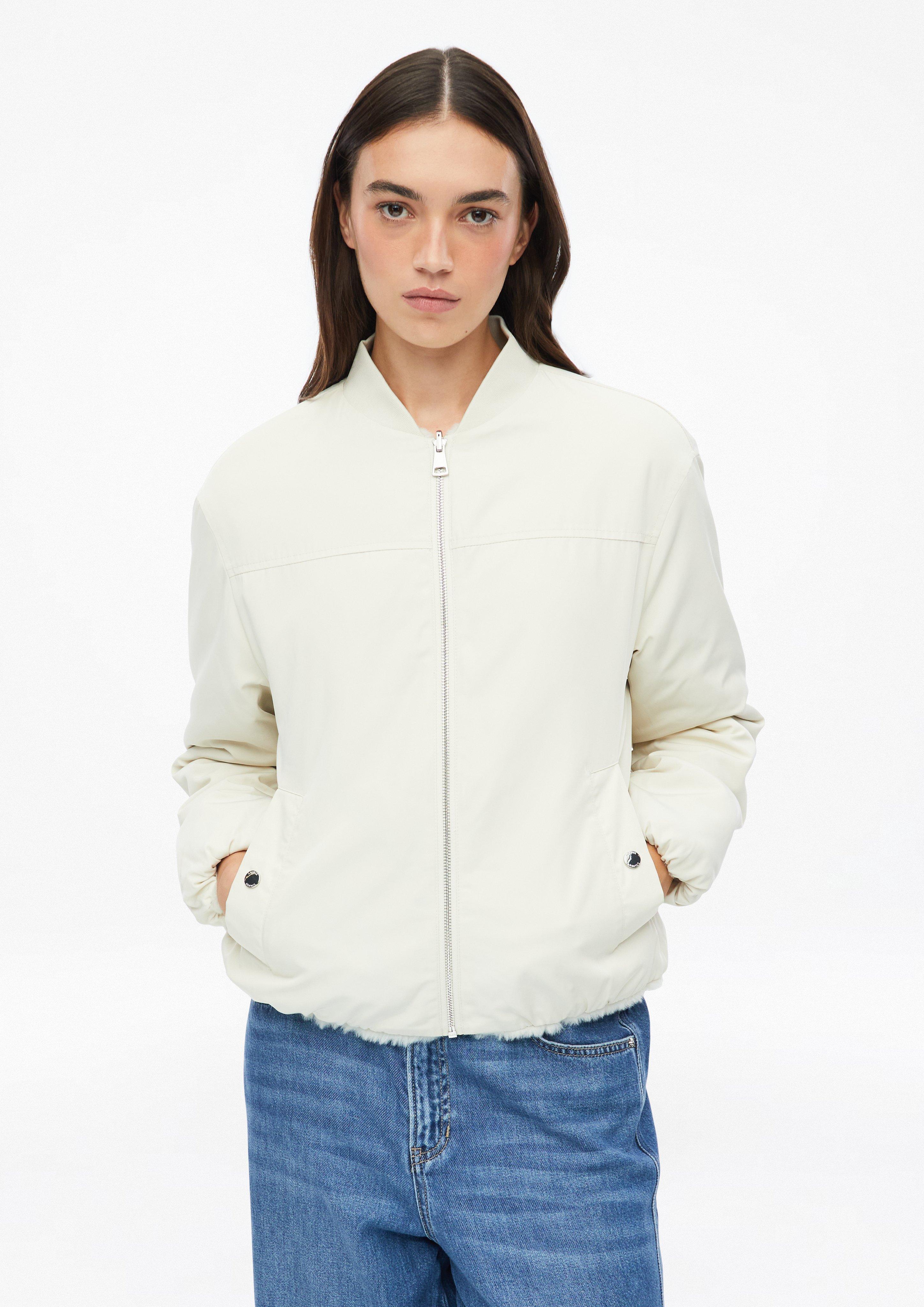 Damen Wendeblouson aus Webpelz in beige von s.Oliver