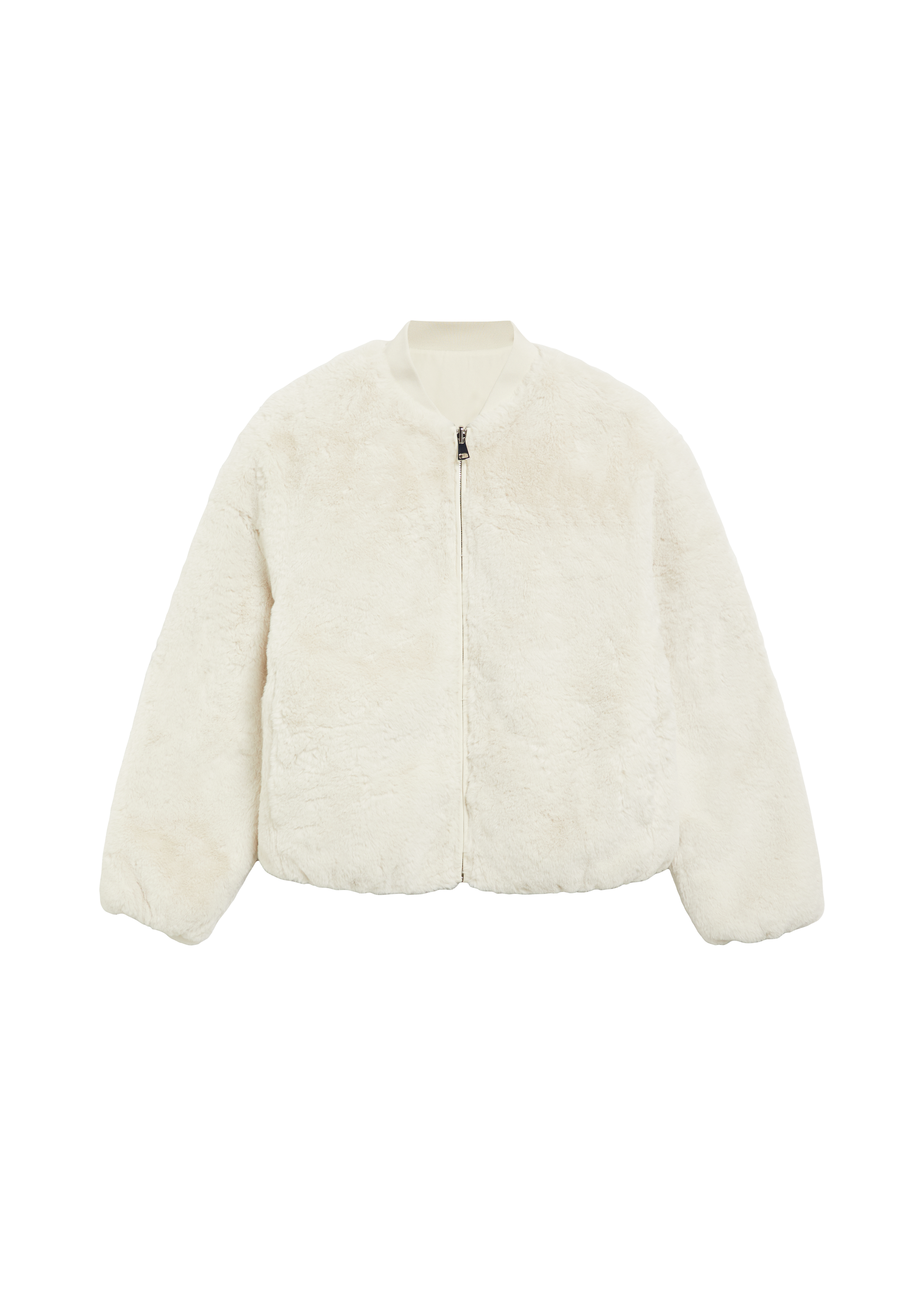 Omkeerbare blouson met nepbont