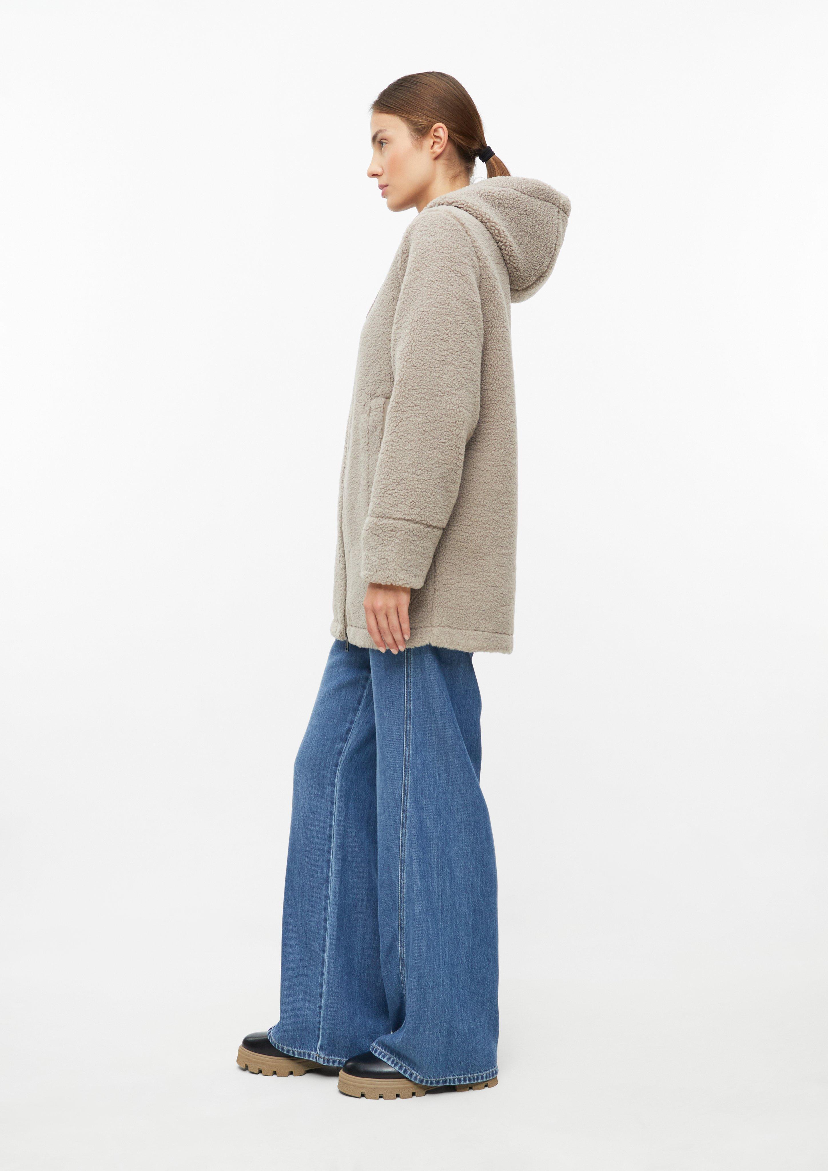 Damen Flauschige Teddyjacke in braun von s.Oliver