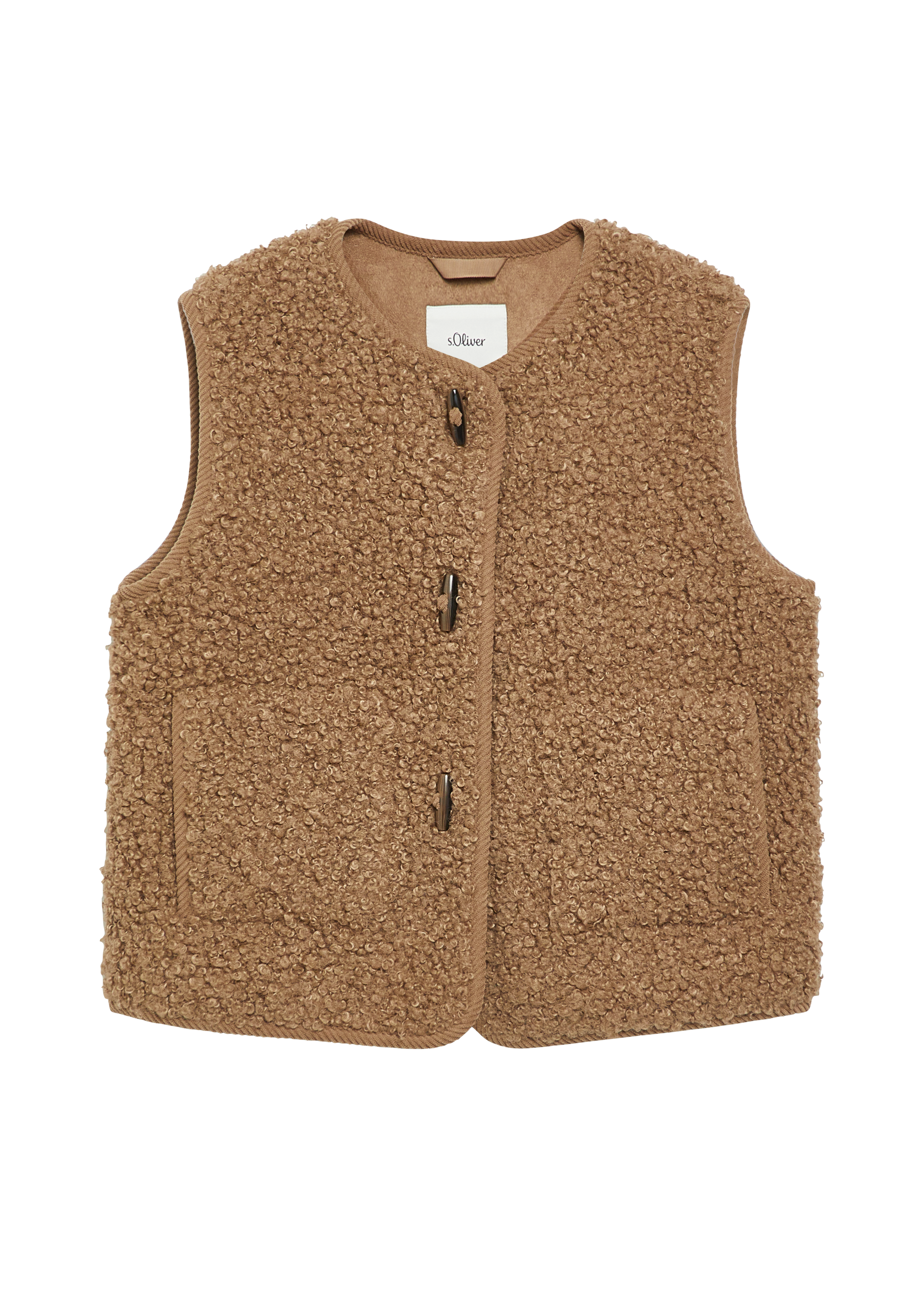 s.Oliver Teddyweste mit Knebelknöpfen 2178817.8409.48