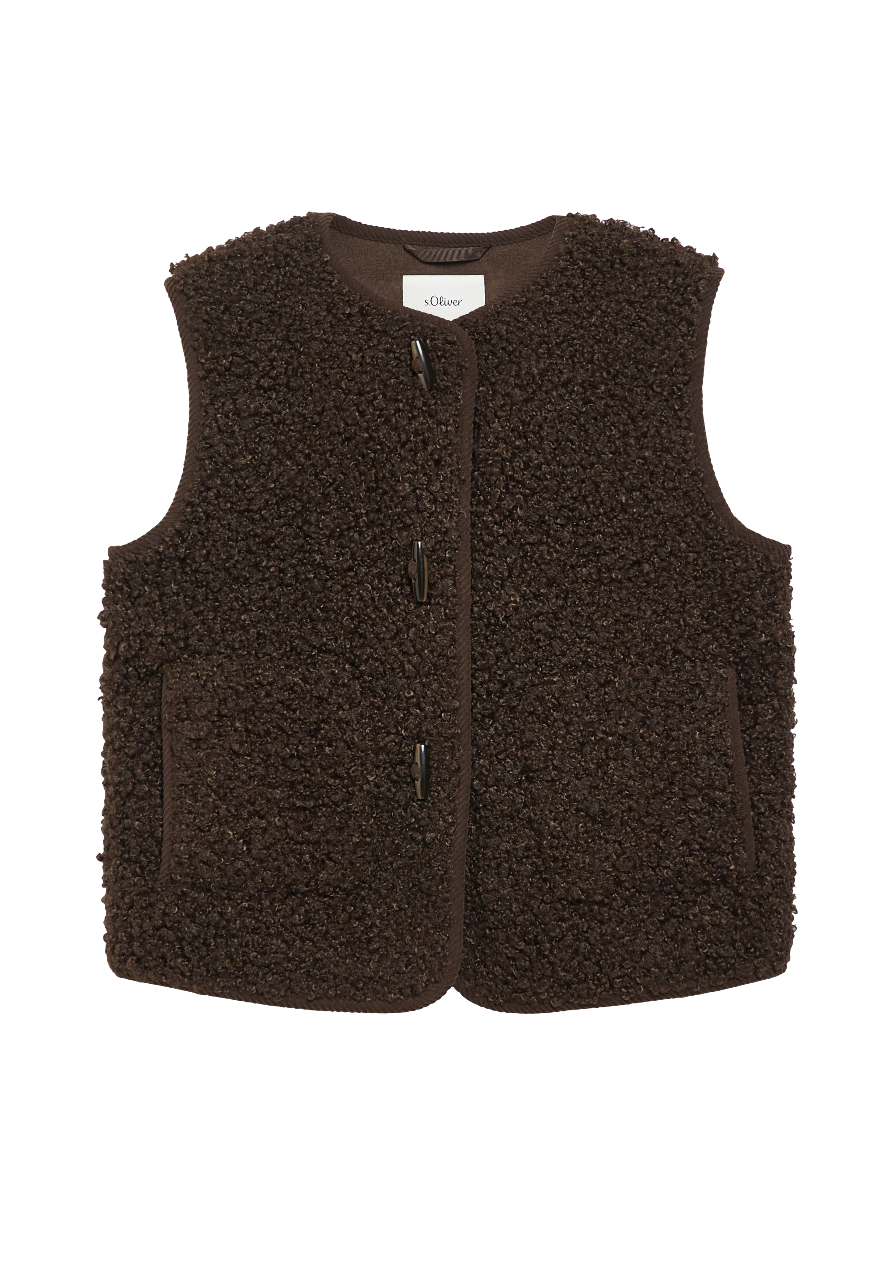 Teddyvest met knevelknopen