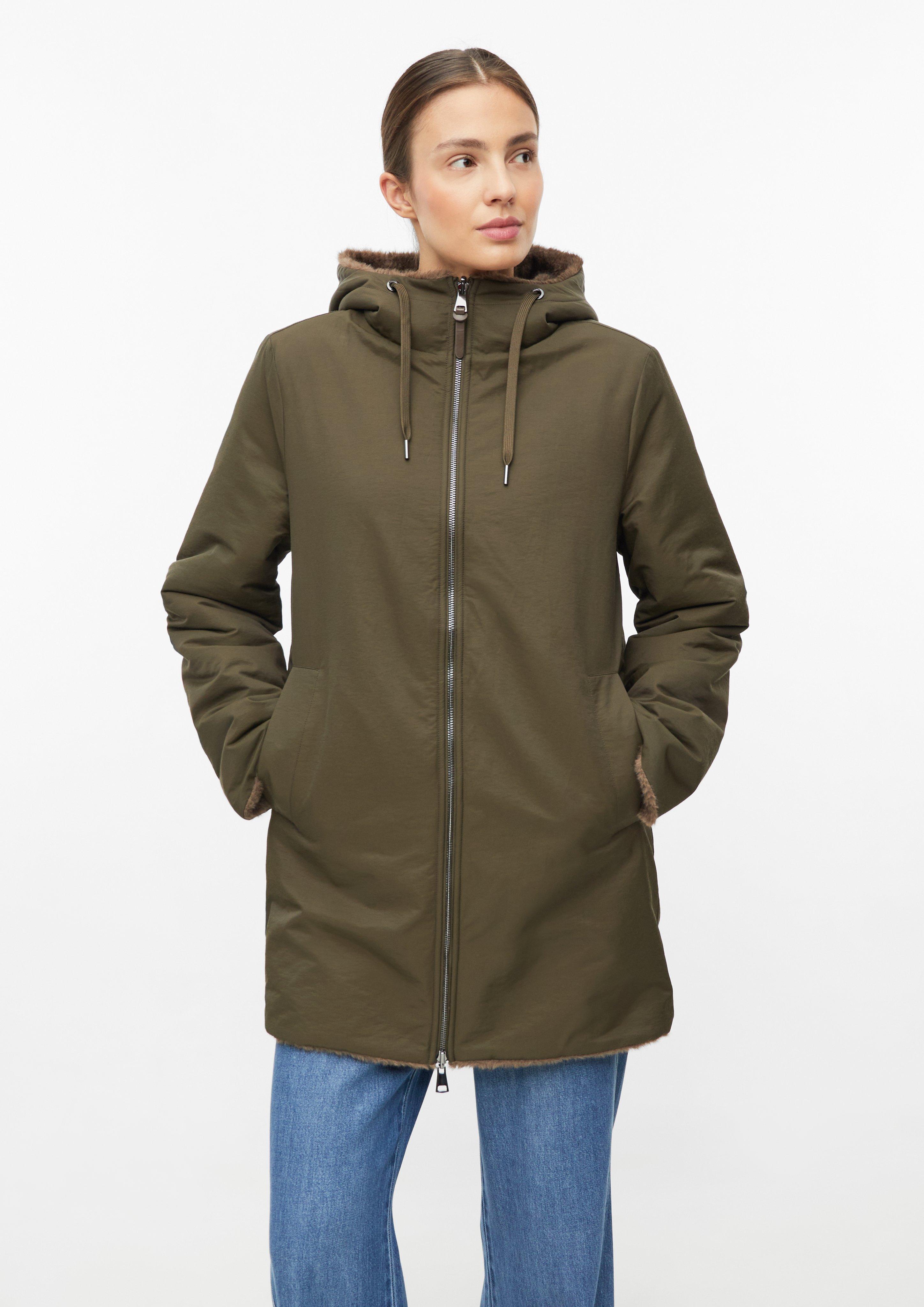 Manteau d'extérieur en vert olive de s.Oliver