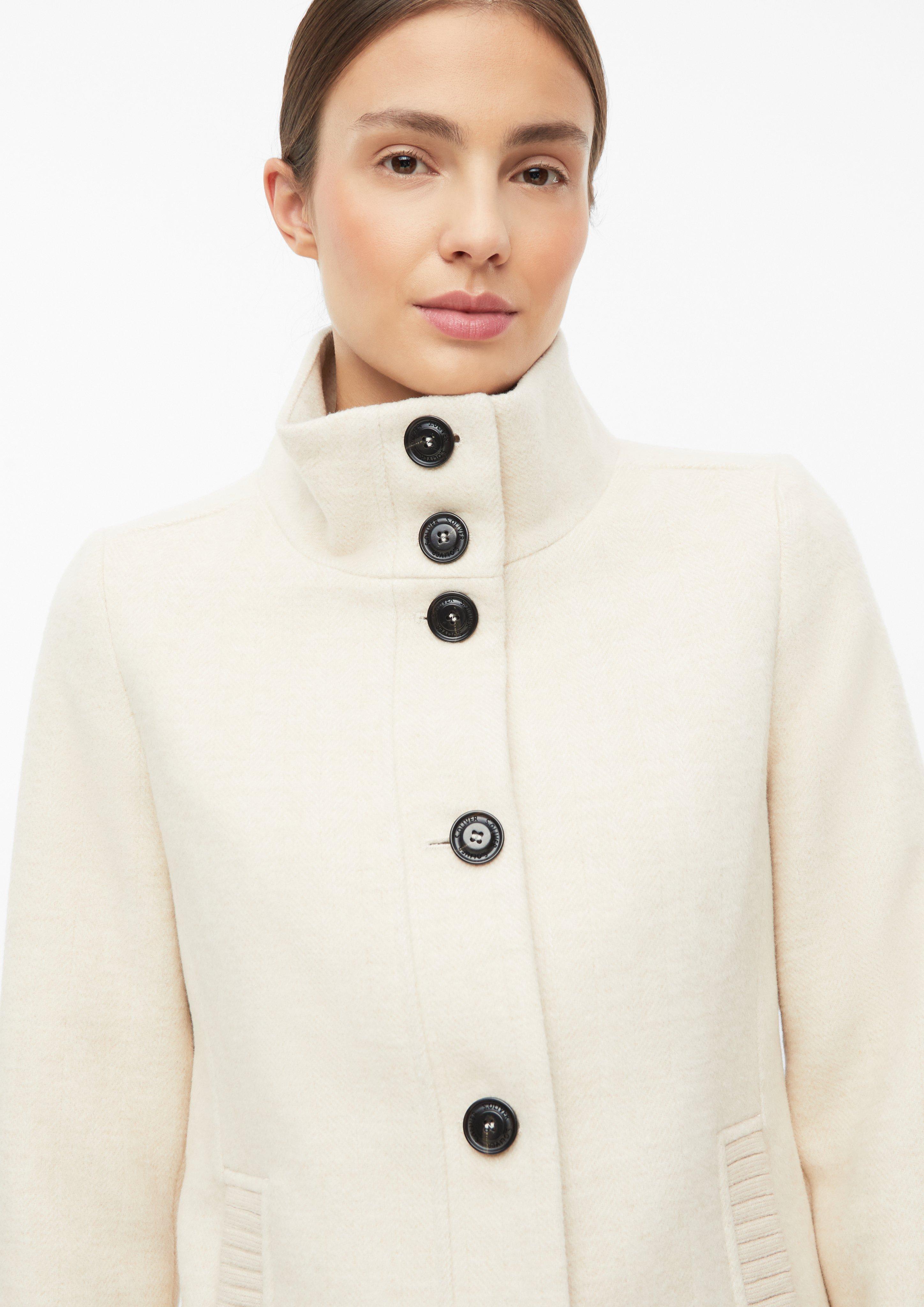 Women Outdoor jacket in cream by s.Oliver