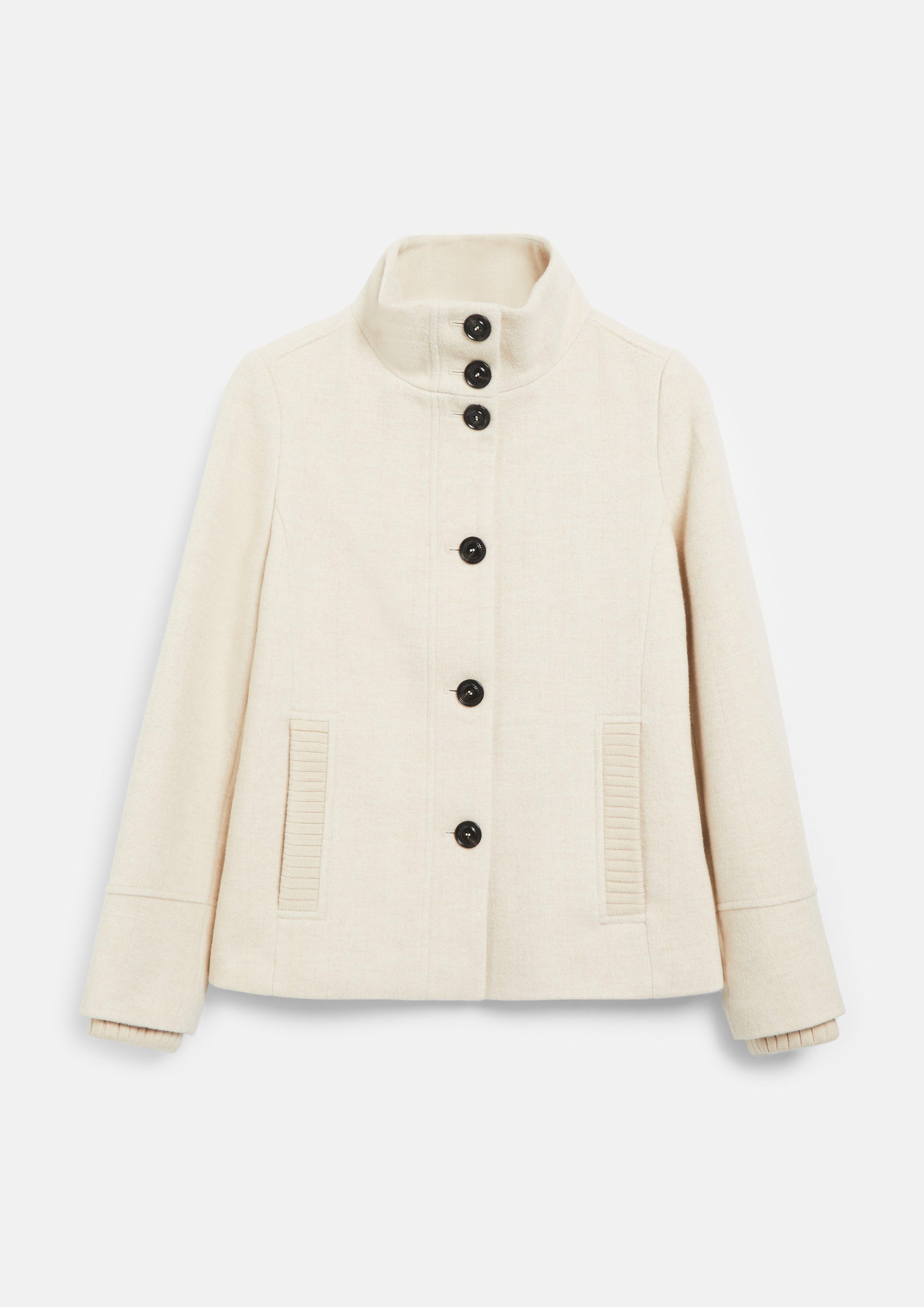 Women Outdoor jacket in cream by s.Oliver