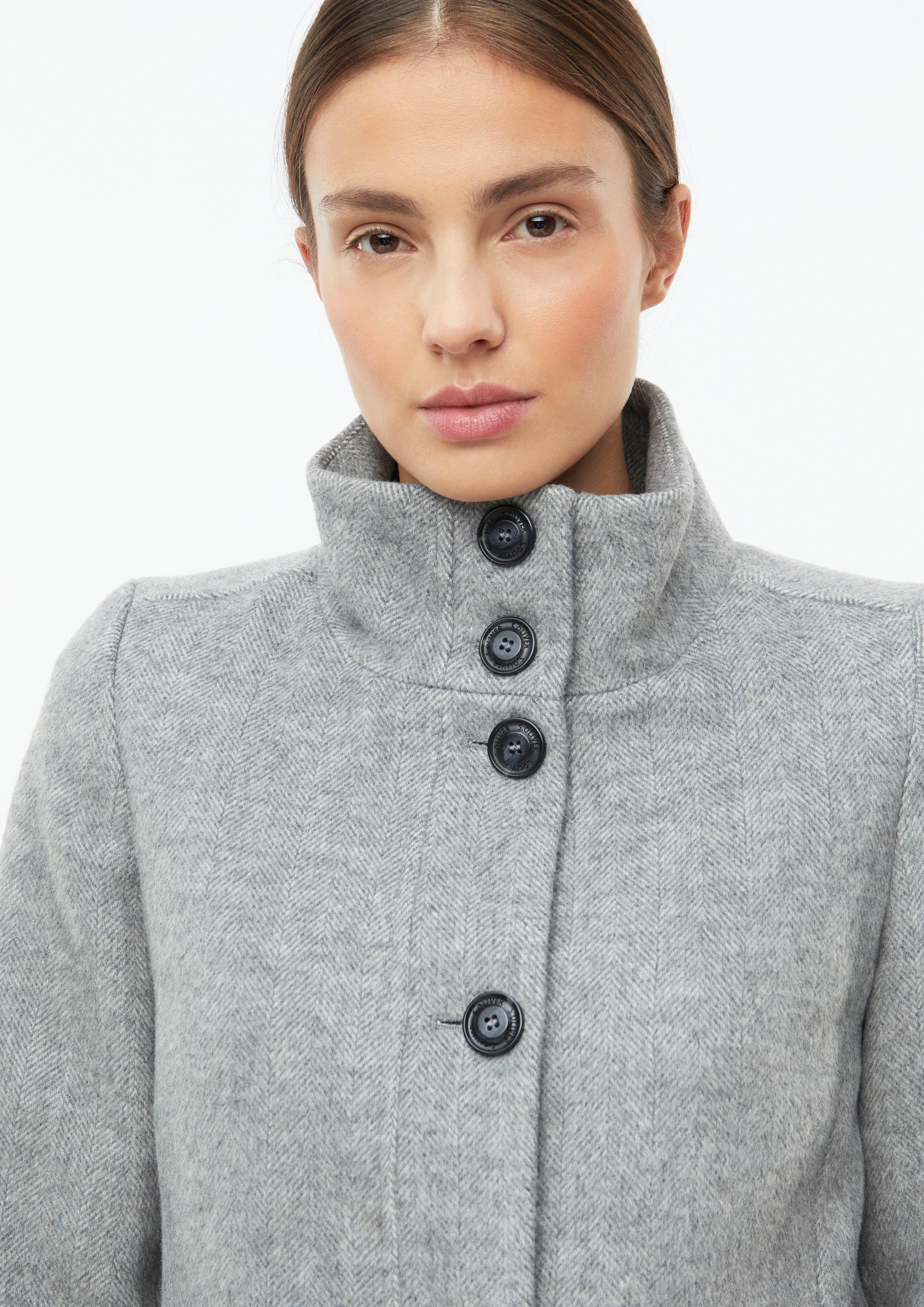 Women Outdoor jacket in grey by s.Oliver