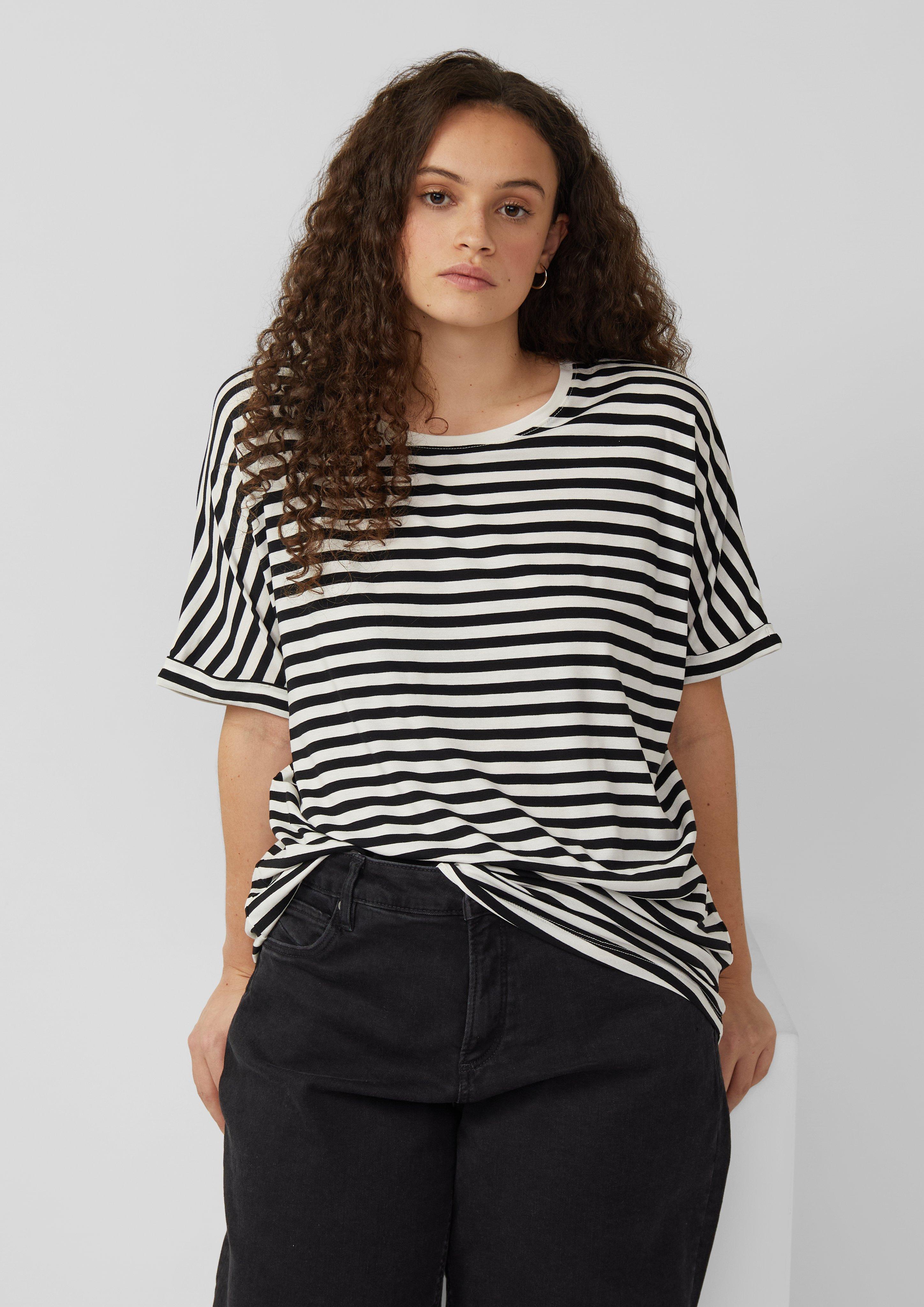 Thumbnail - T-Shirt mit Fledermausärmeln im Loose Fit