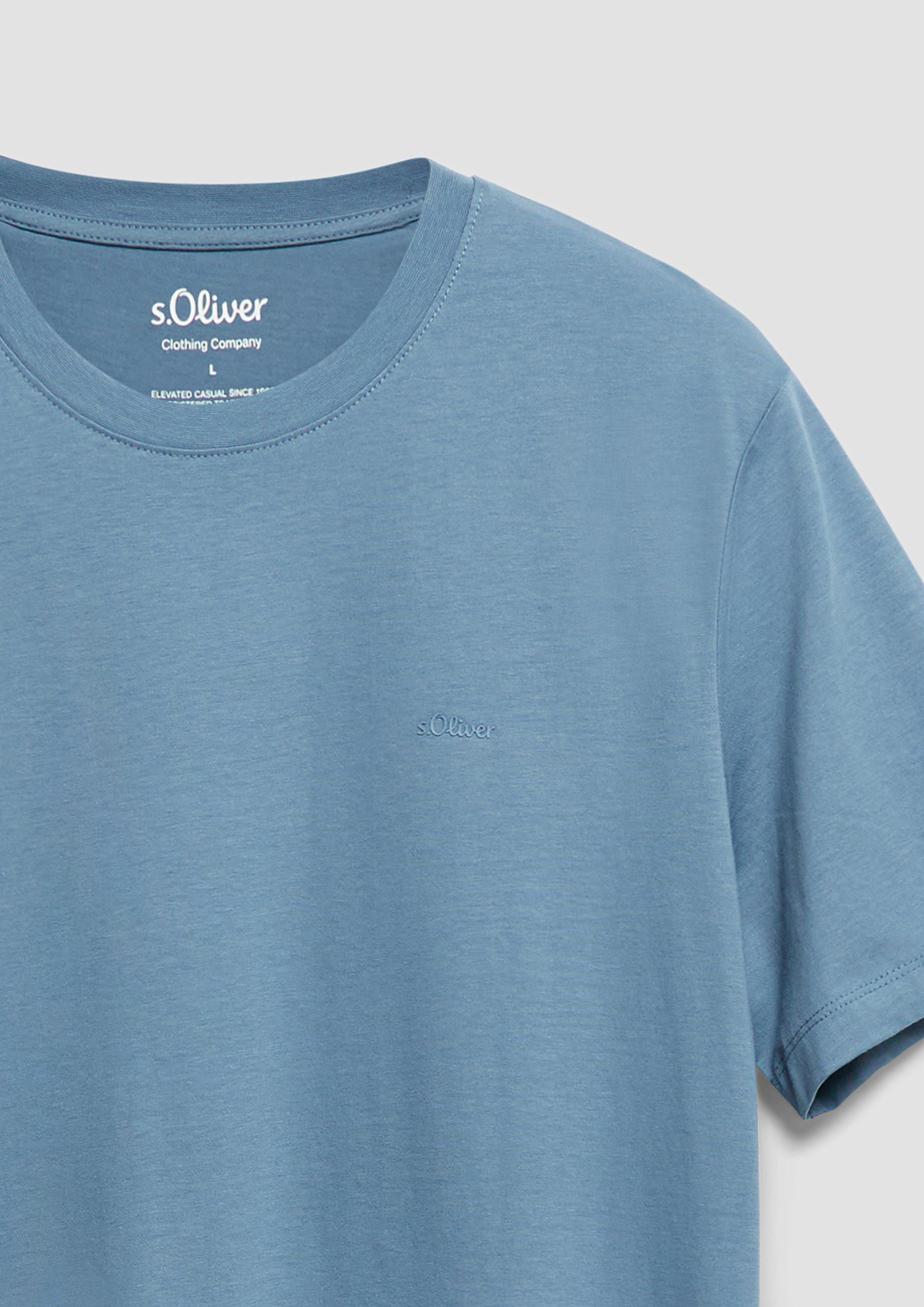 Herren T-Shirt in blau von s.Oliver