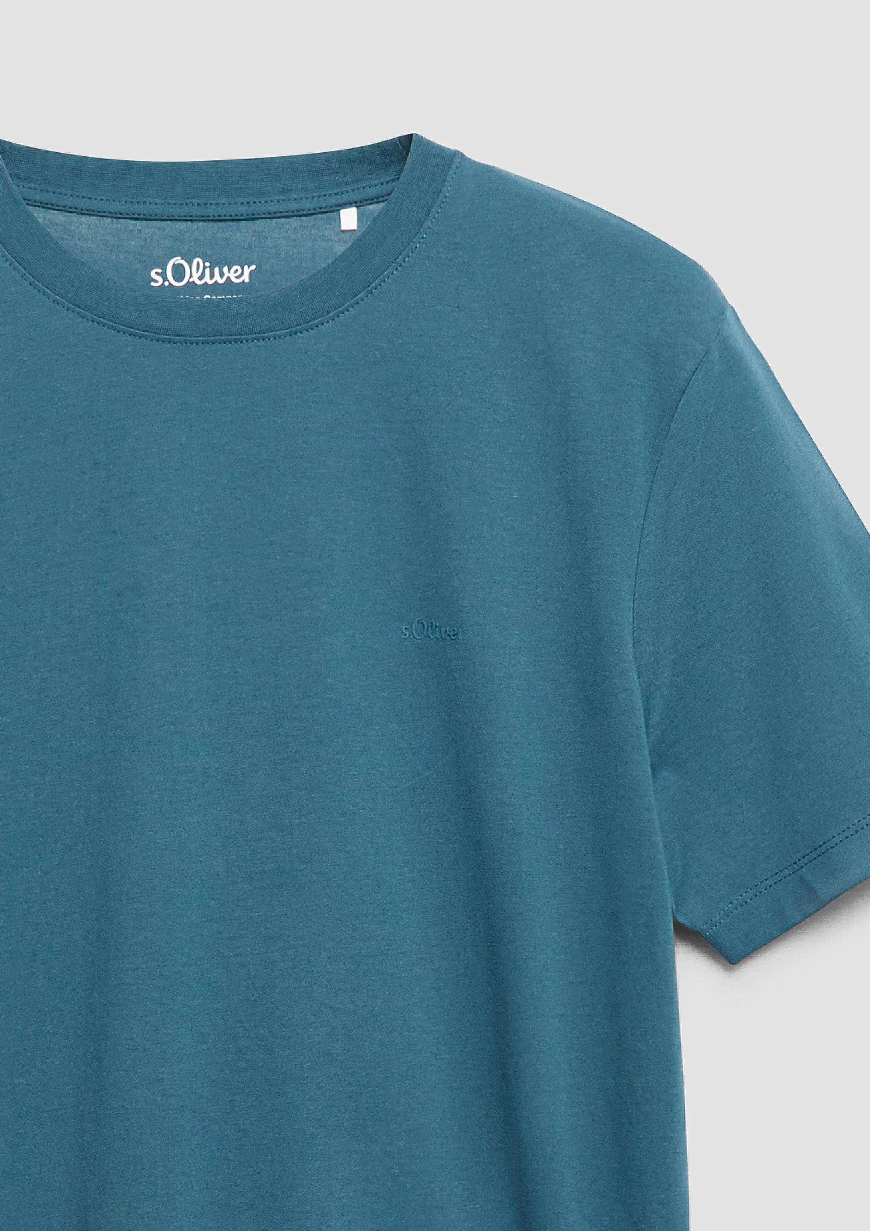 Herren T-Shirt in blau von s.Oliver