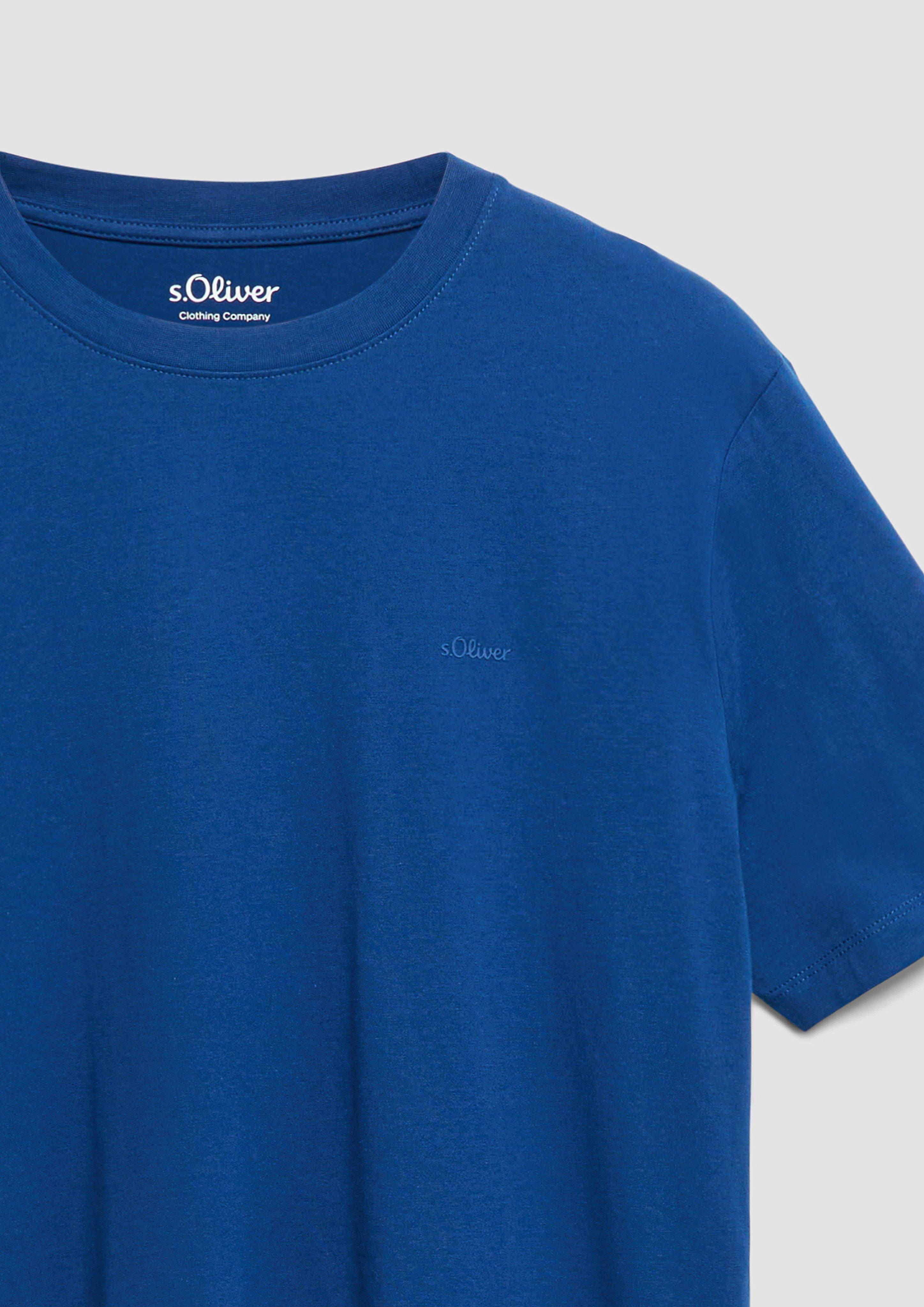 Hommes T-shirt en bleu de s.Oliver