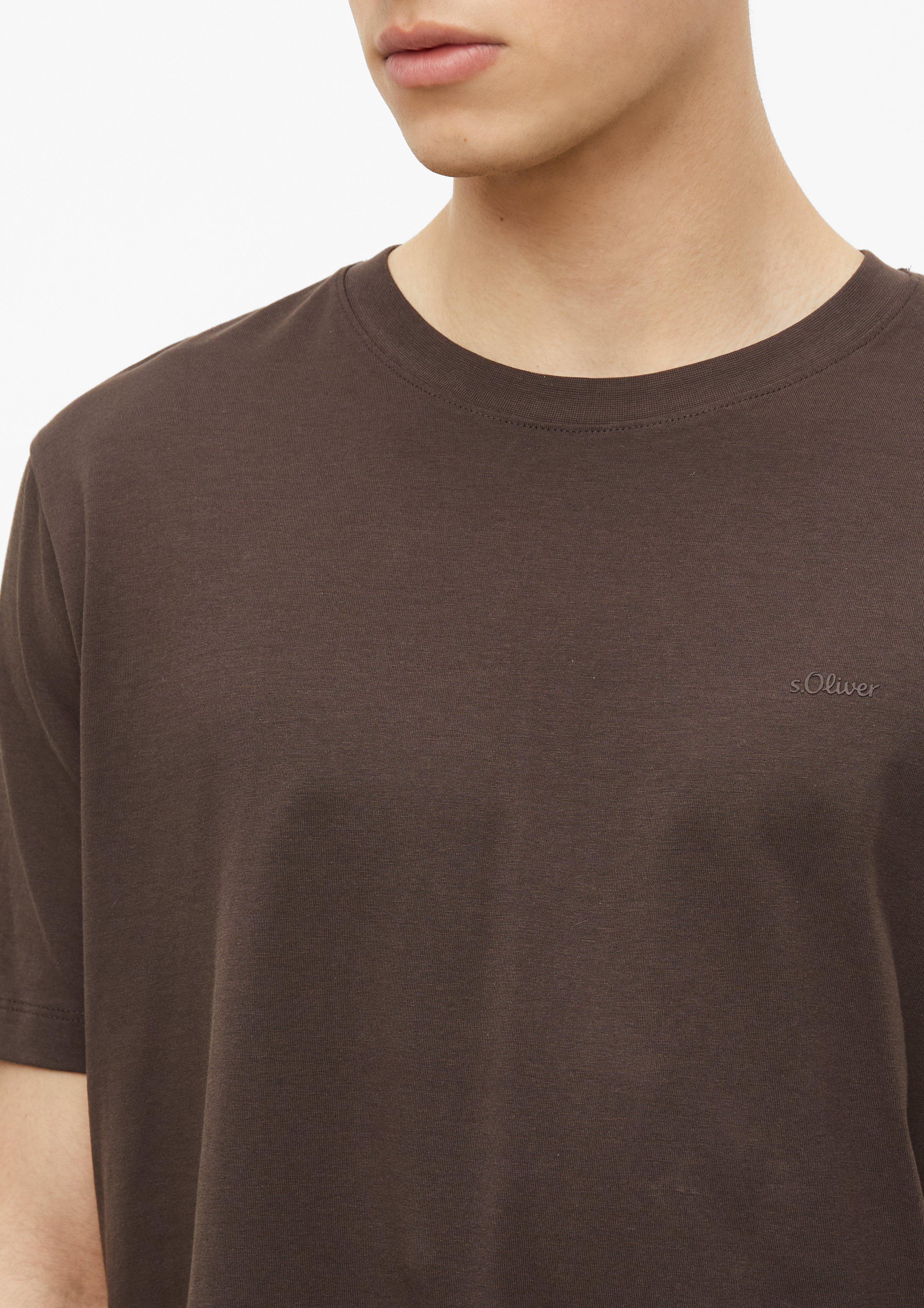 Hommes T-shirt en brun de s.Oliver