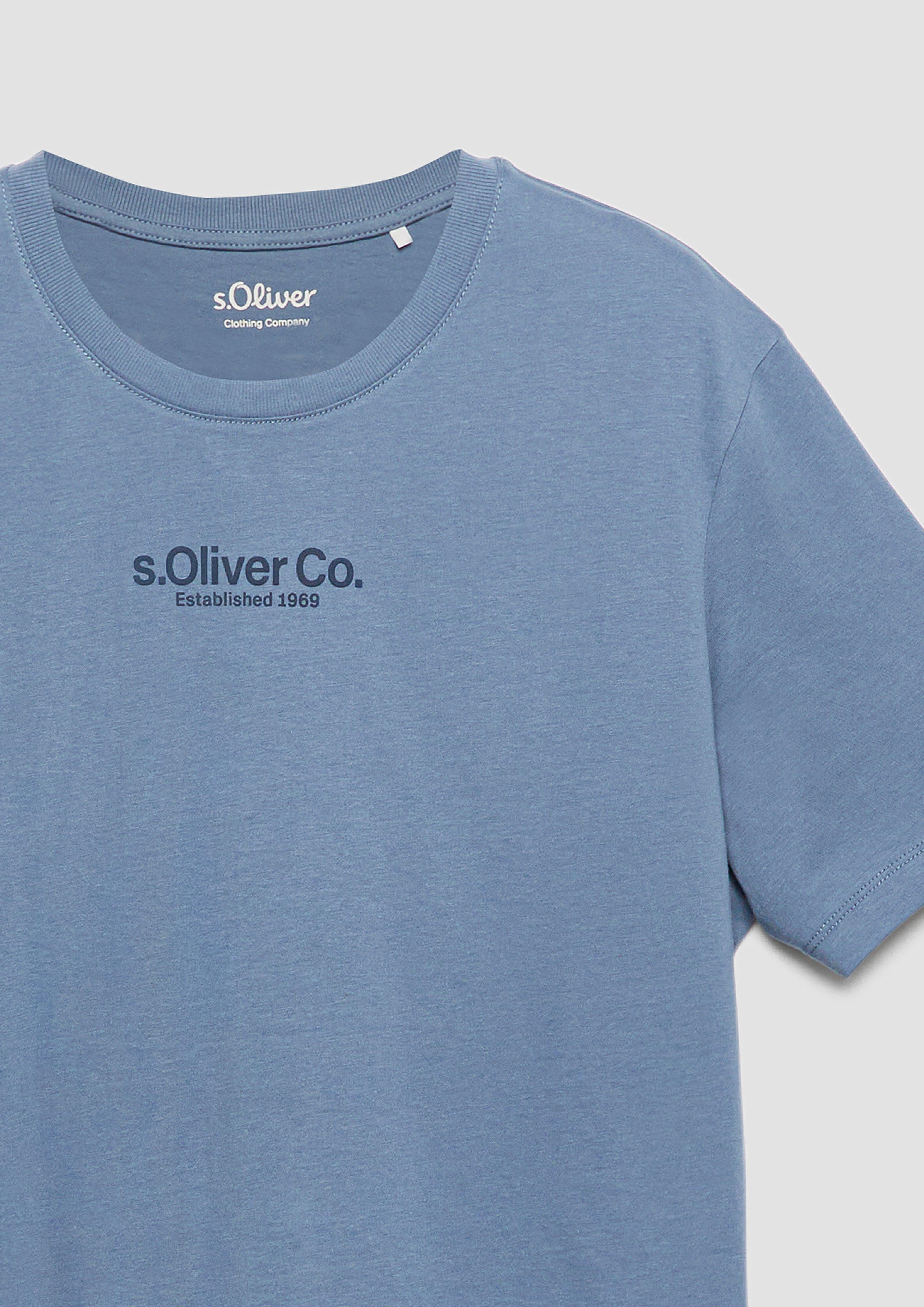 Hommes T-shirt en bleu de s.Oliver
