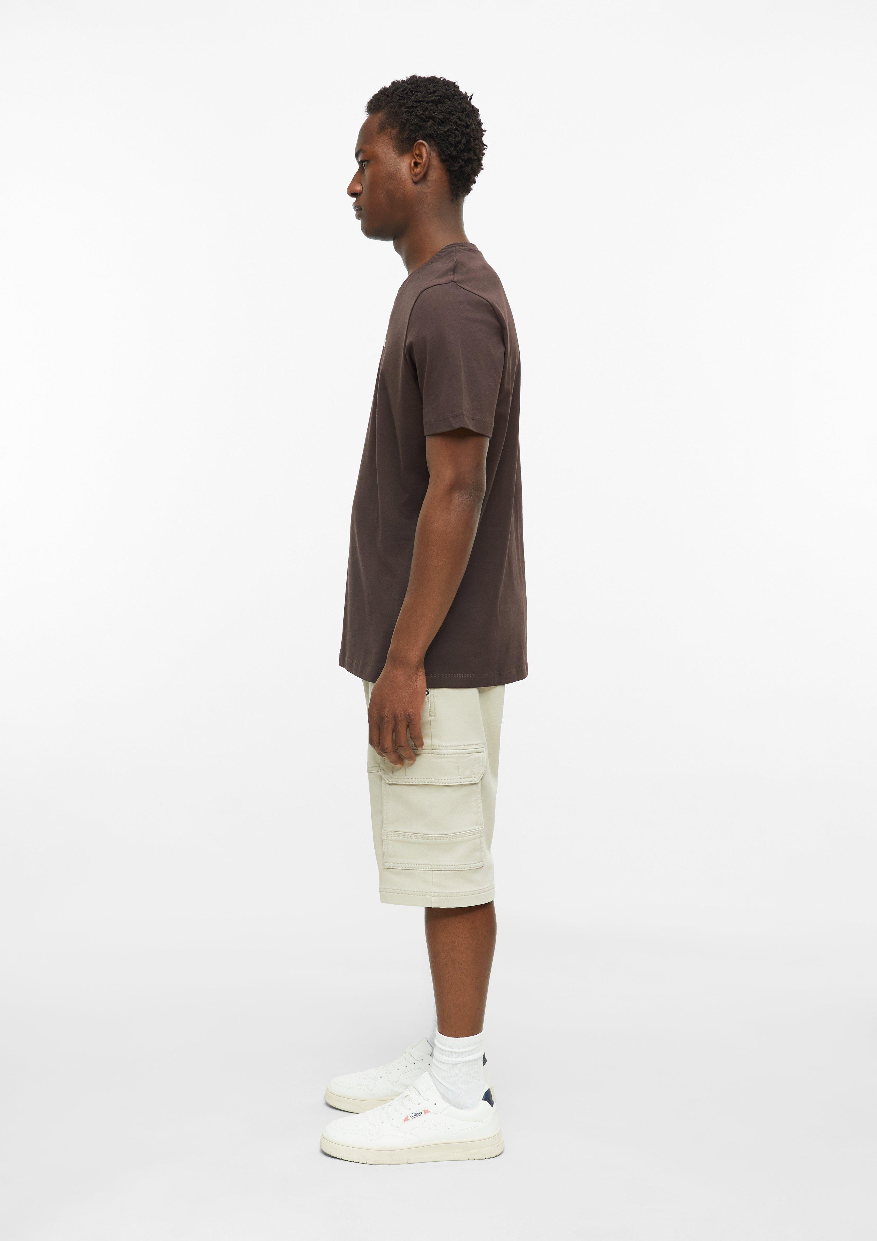 Hommes T-shirt en brun de s.Oliver