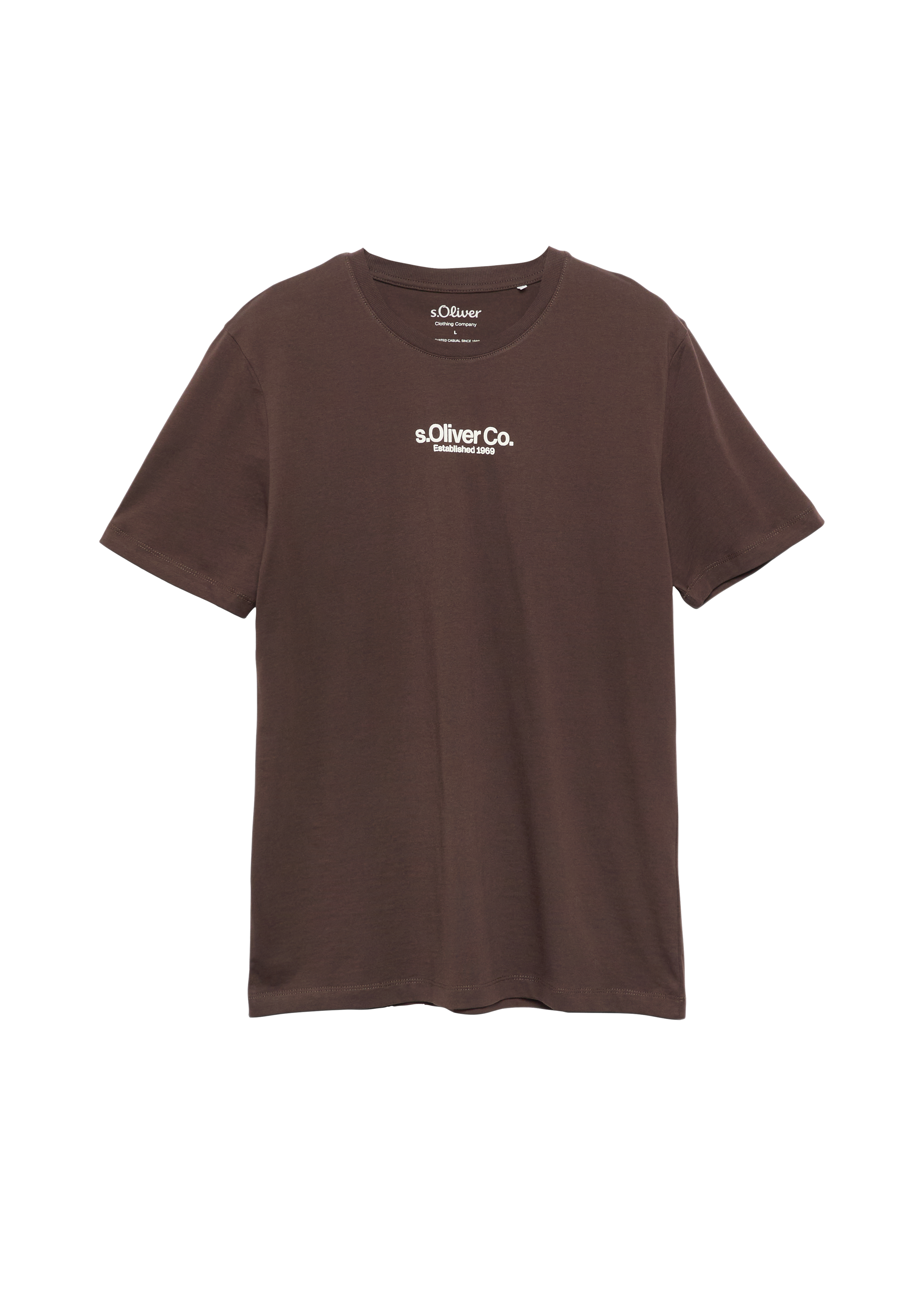 T-shirt met ronde hals en logoprint