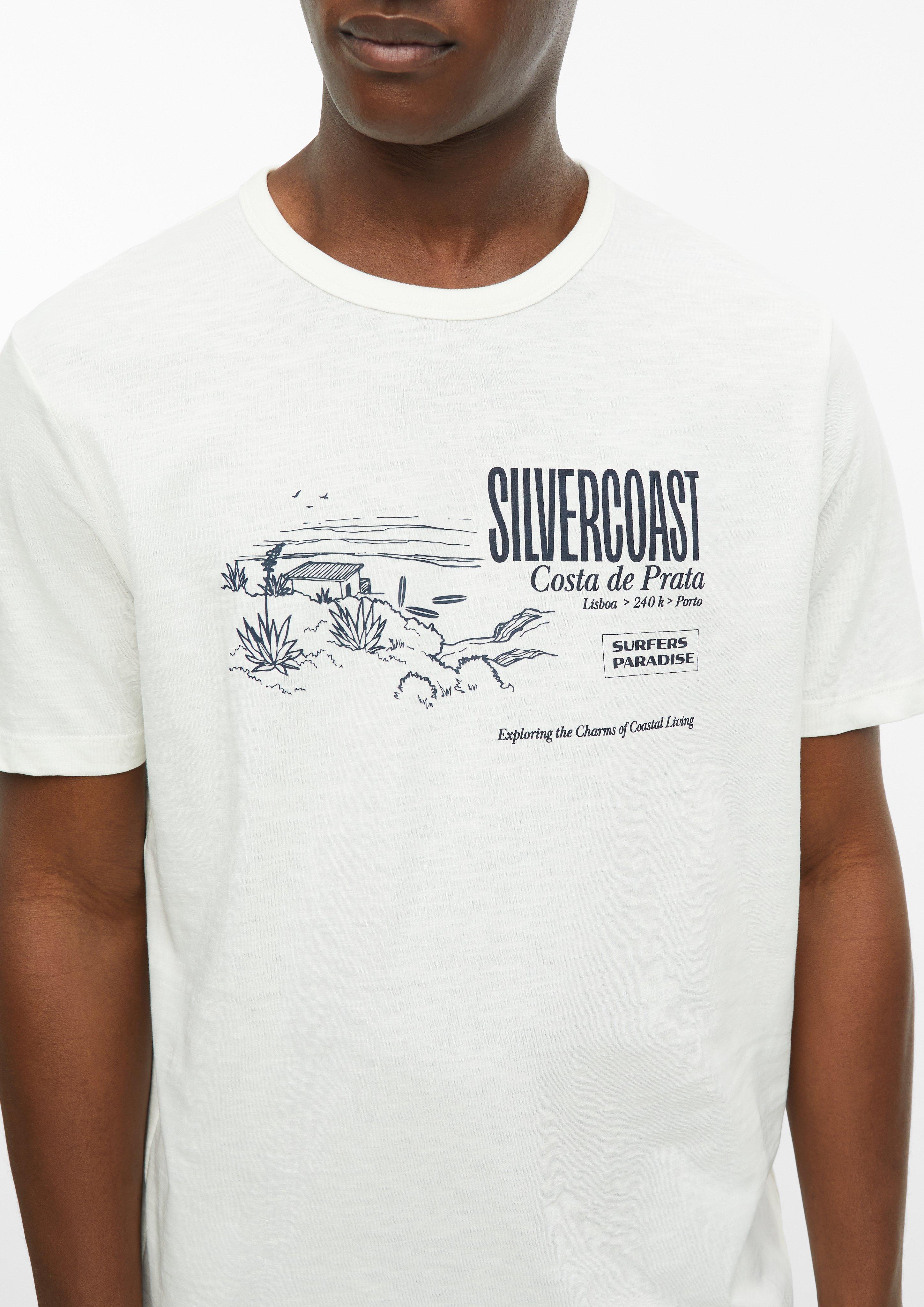 Herren T-Shirt in creme von s.Oliver