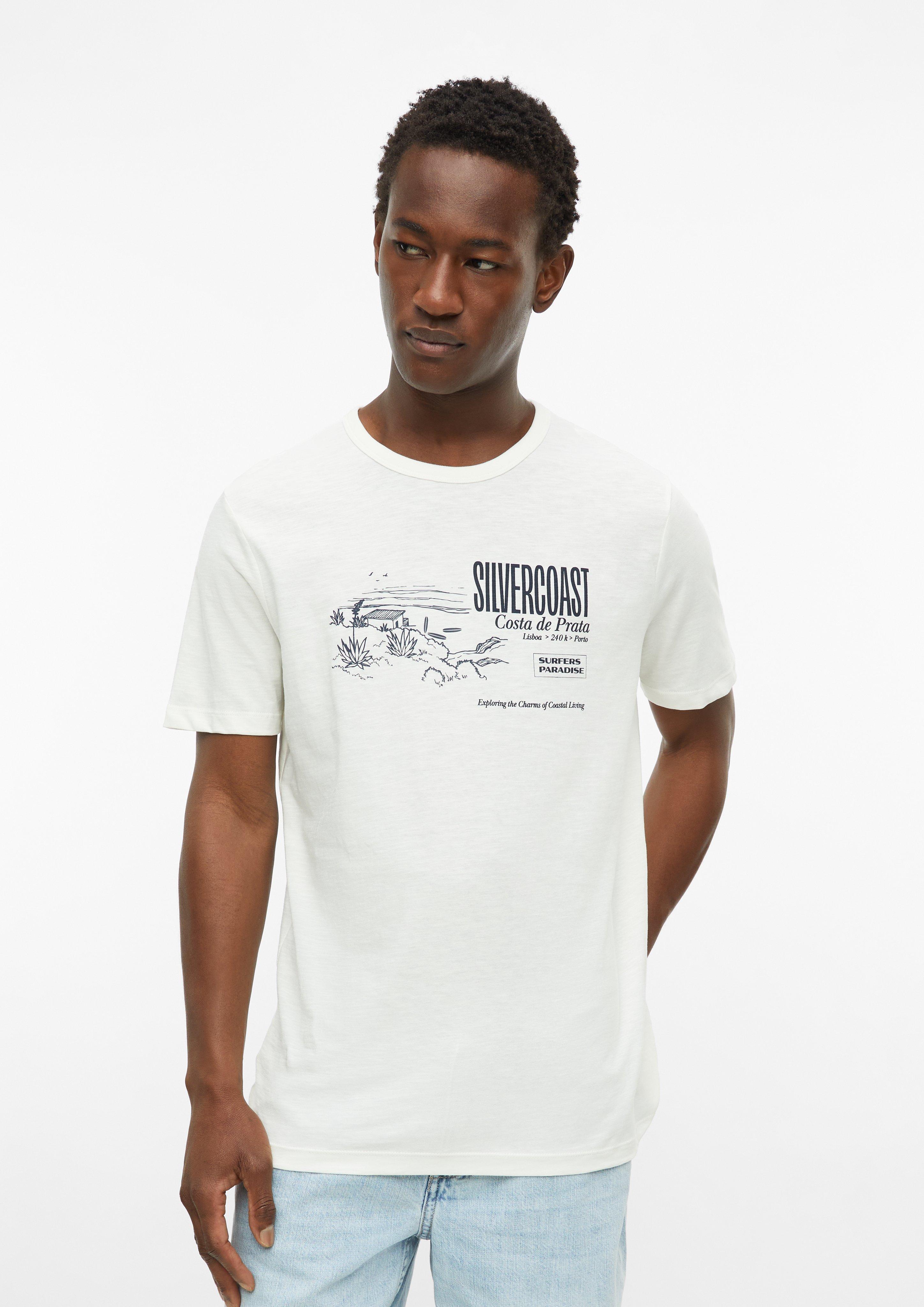 Herren T-Shirt in creme von s.Oliver