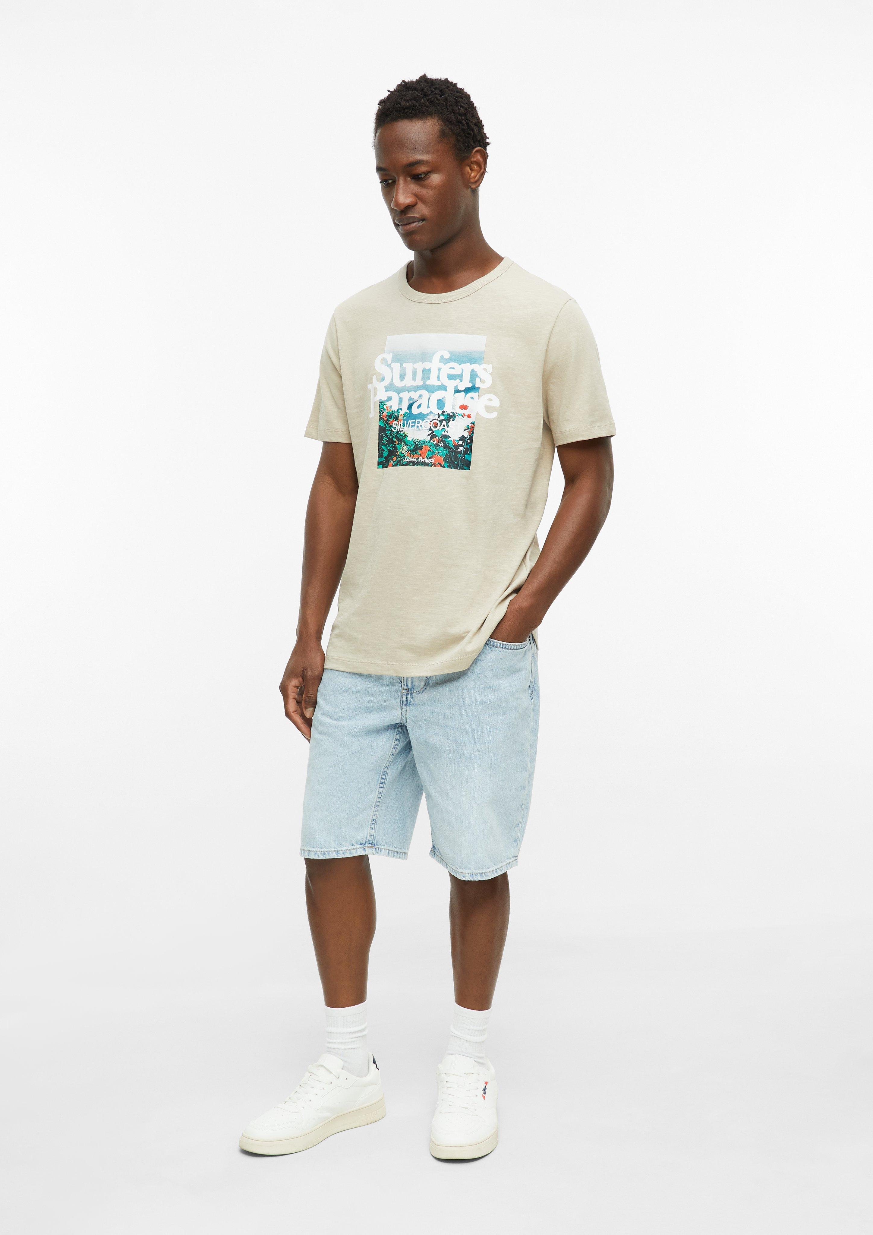 Herren T-Shirt in beige von s.Oliver