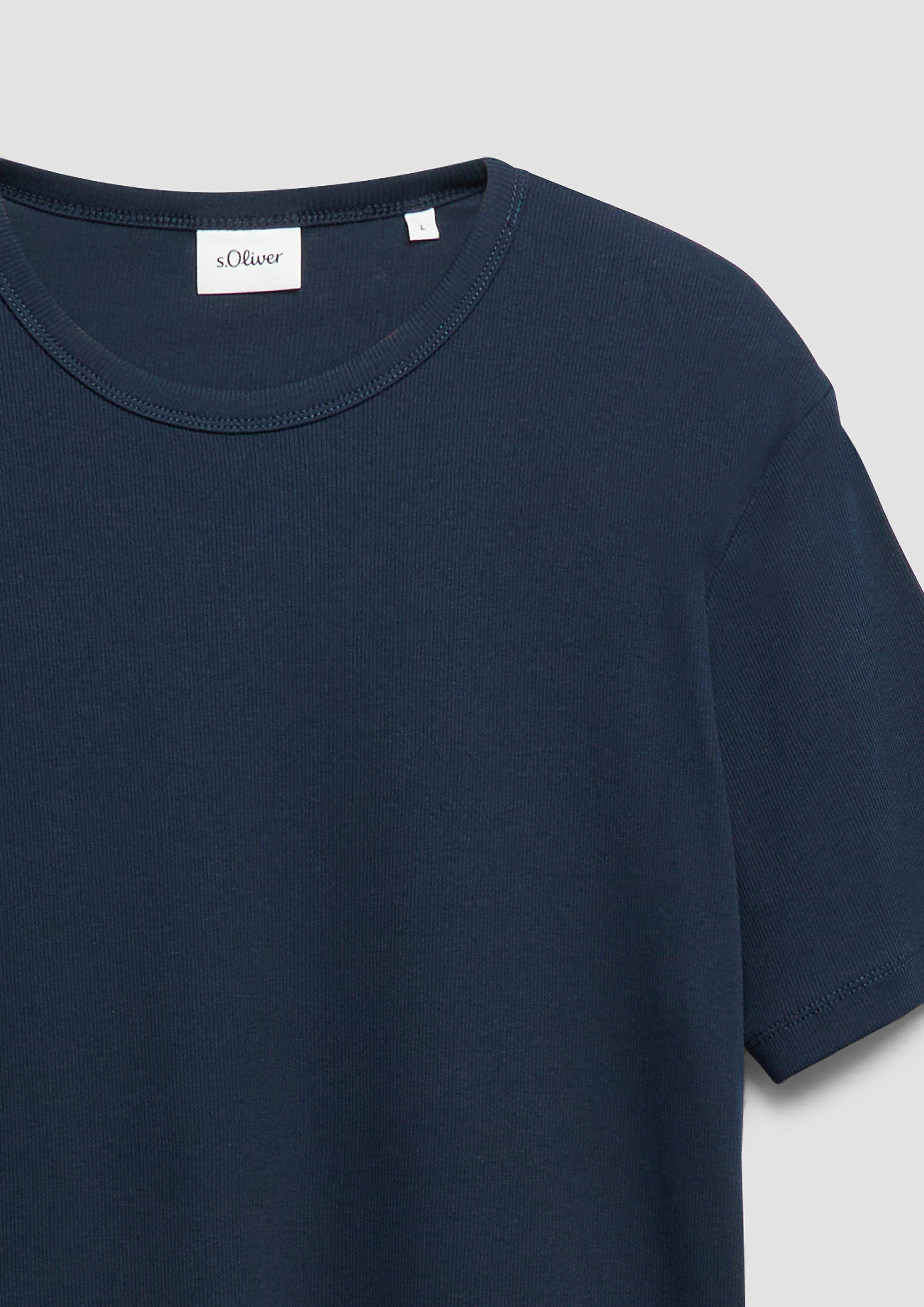 Herren T-Shirt in blau von s.Oliver