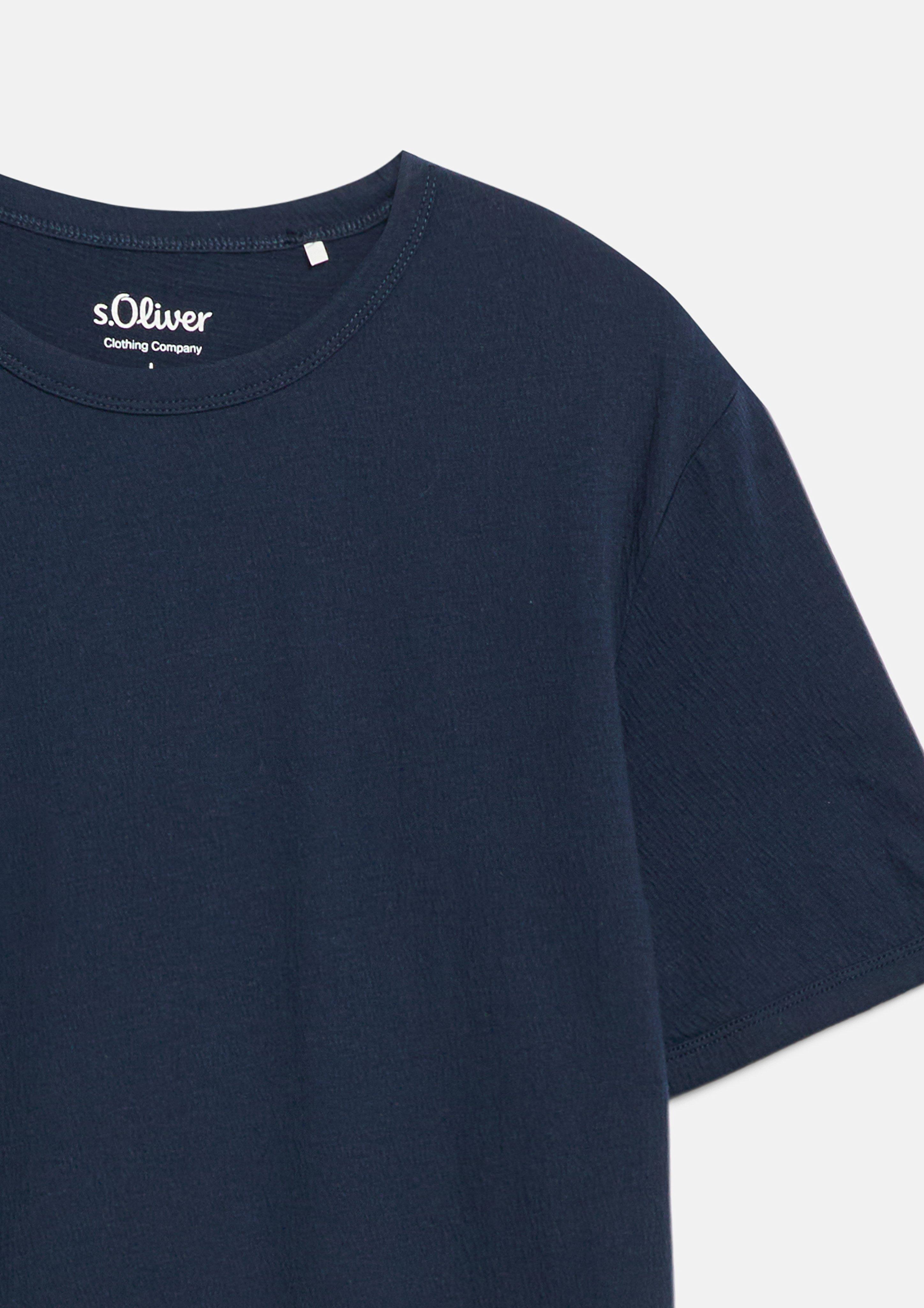 Herren T-Shirt in blau von s.Oliver