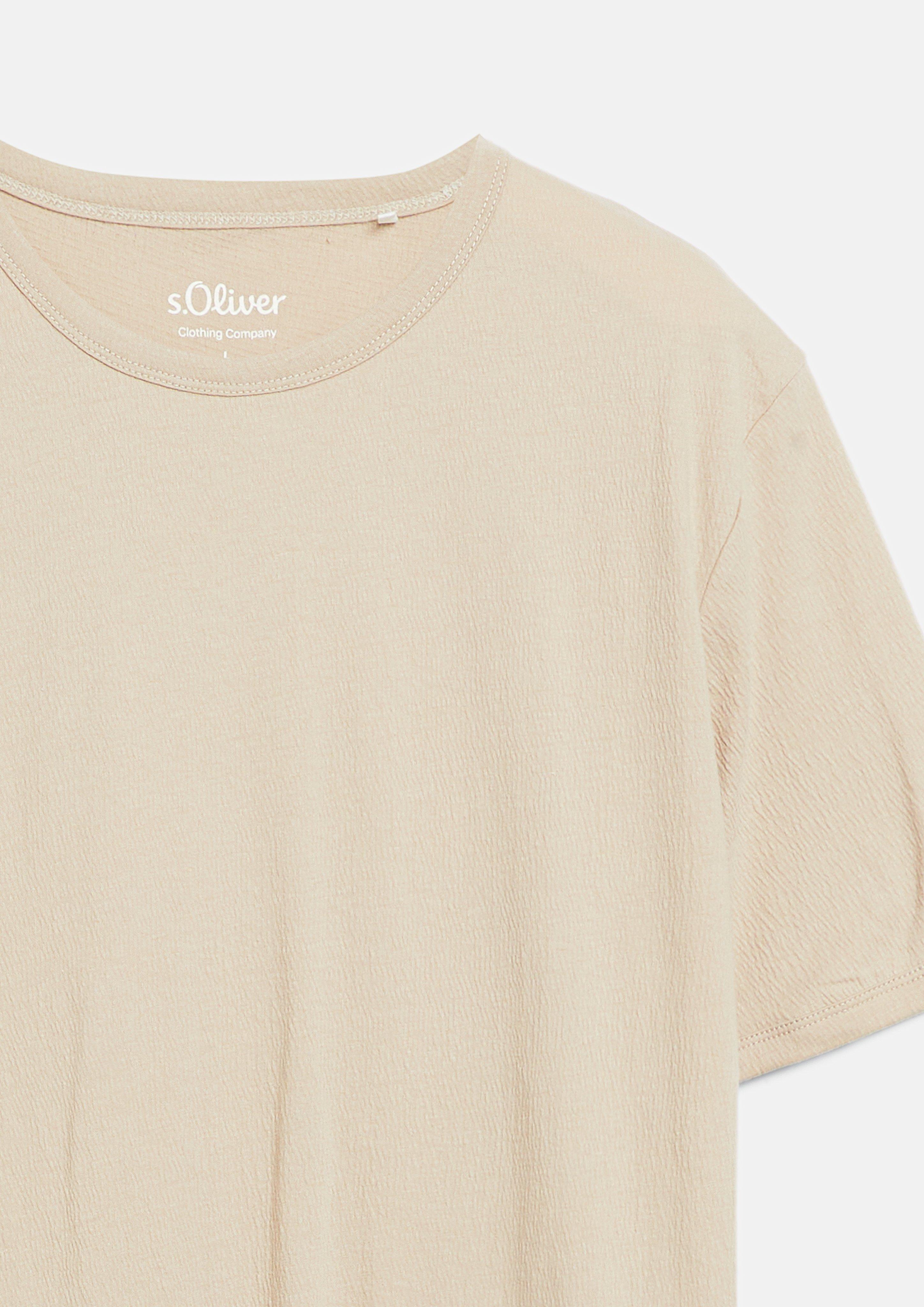 Hommes T-shirt en beige de s.Oliver