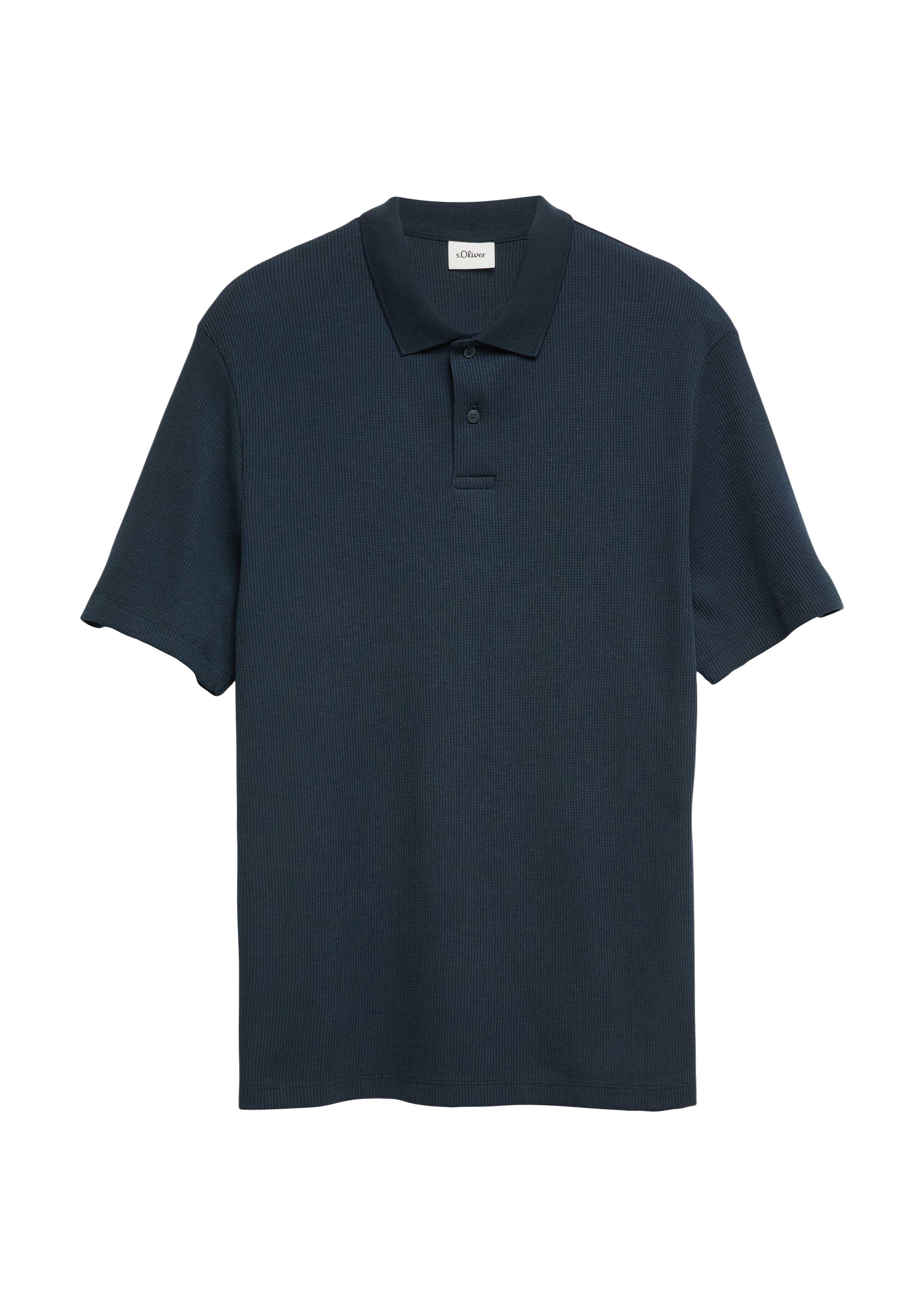 Wafel piqué polo