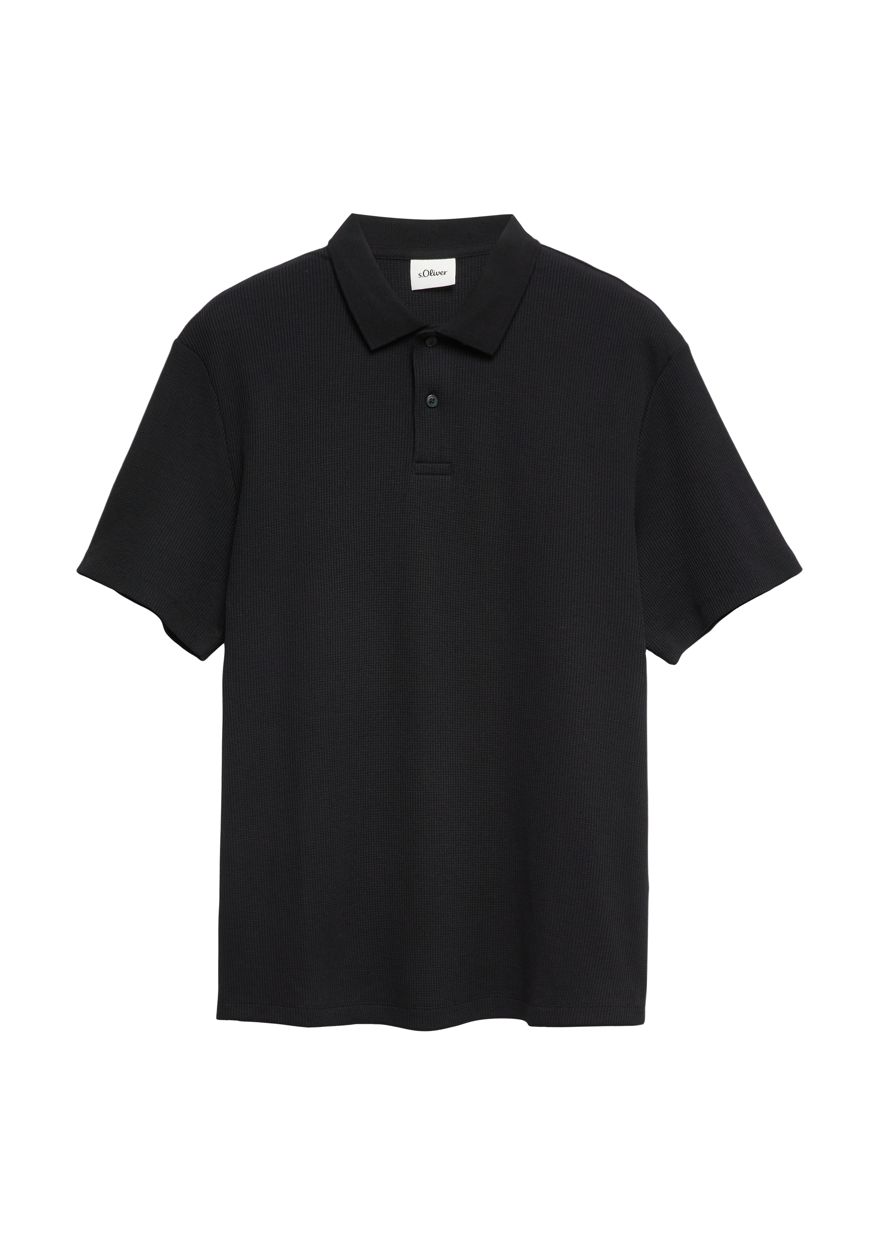 Wafel piqué polo