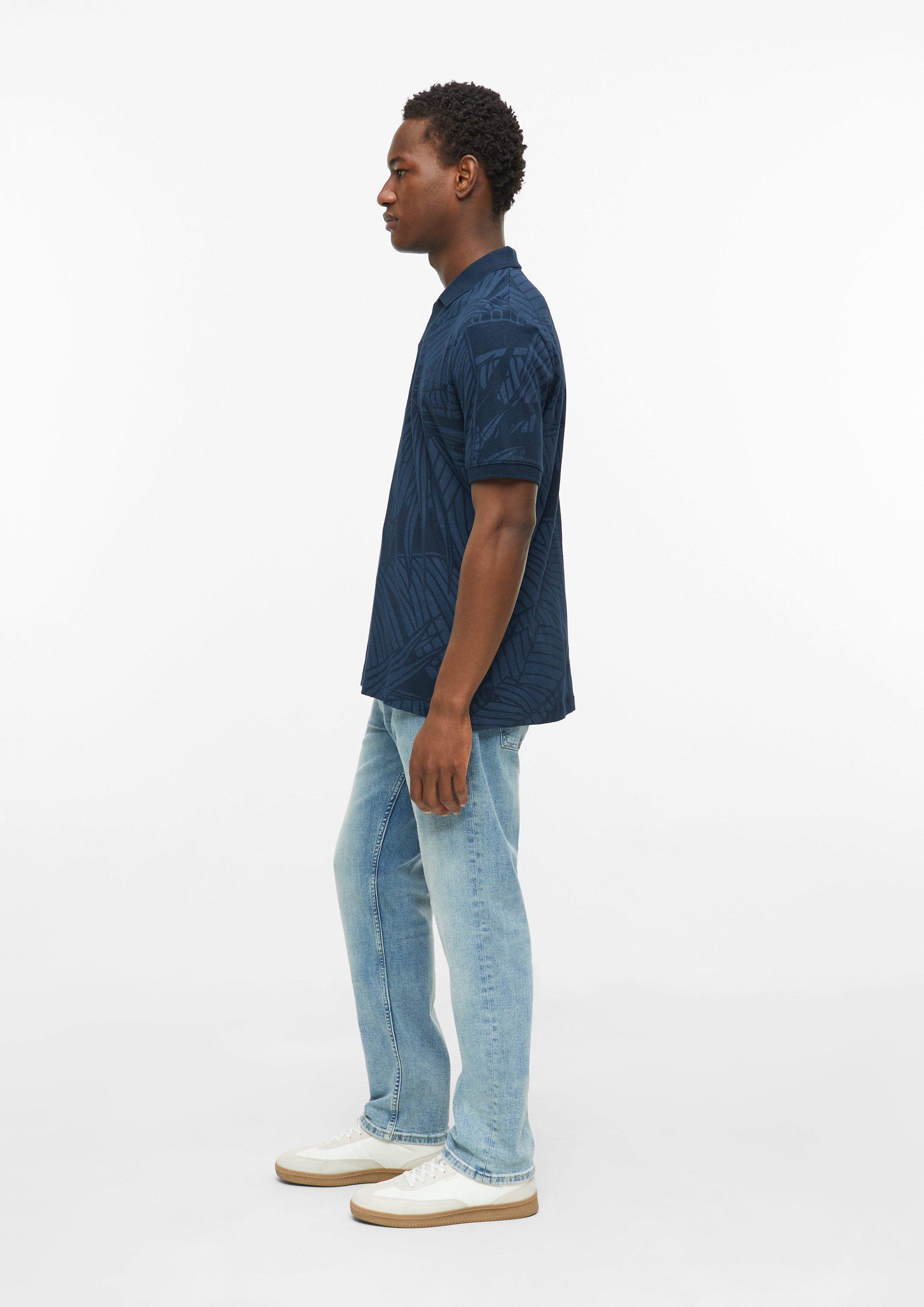 Men Polo Shirt in blue by s.Oliver