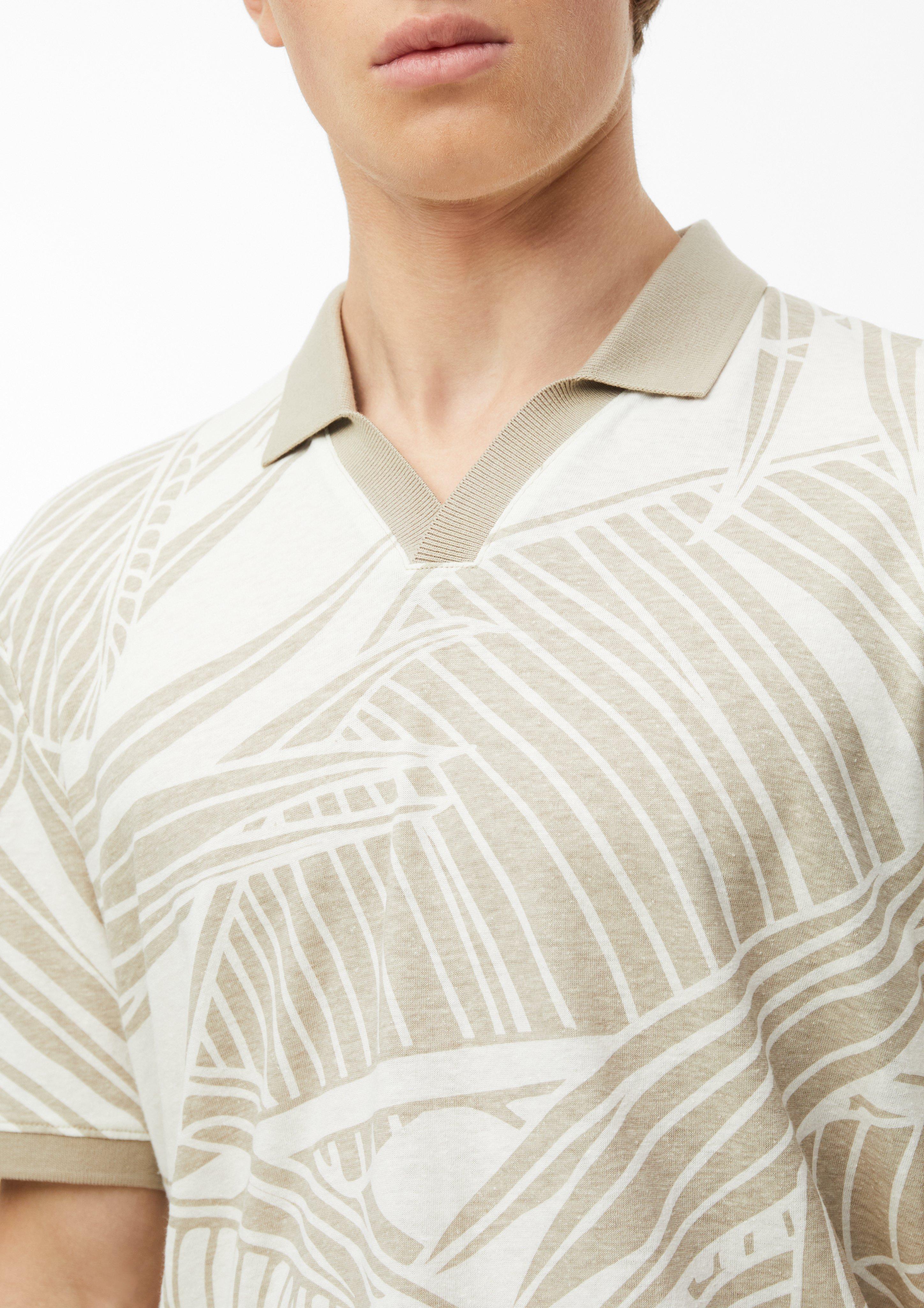 Men Polo Shirt in beige by s.Oliver