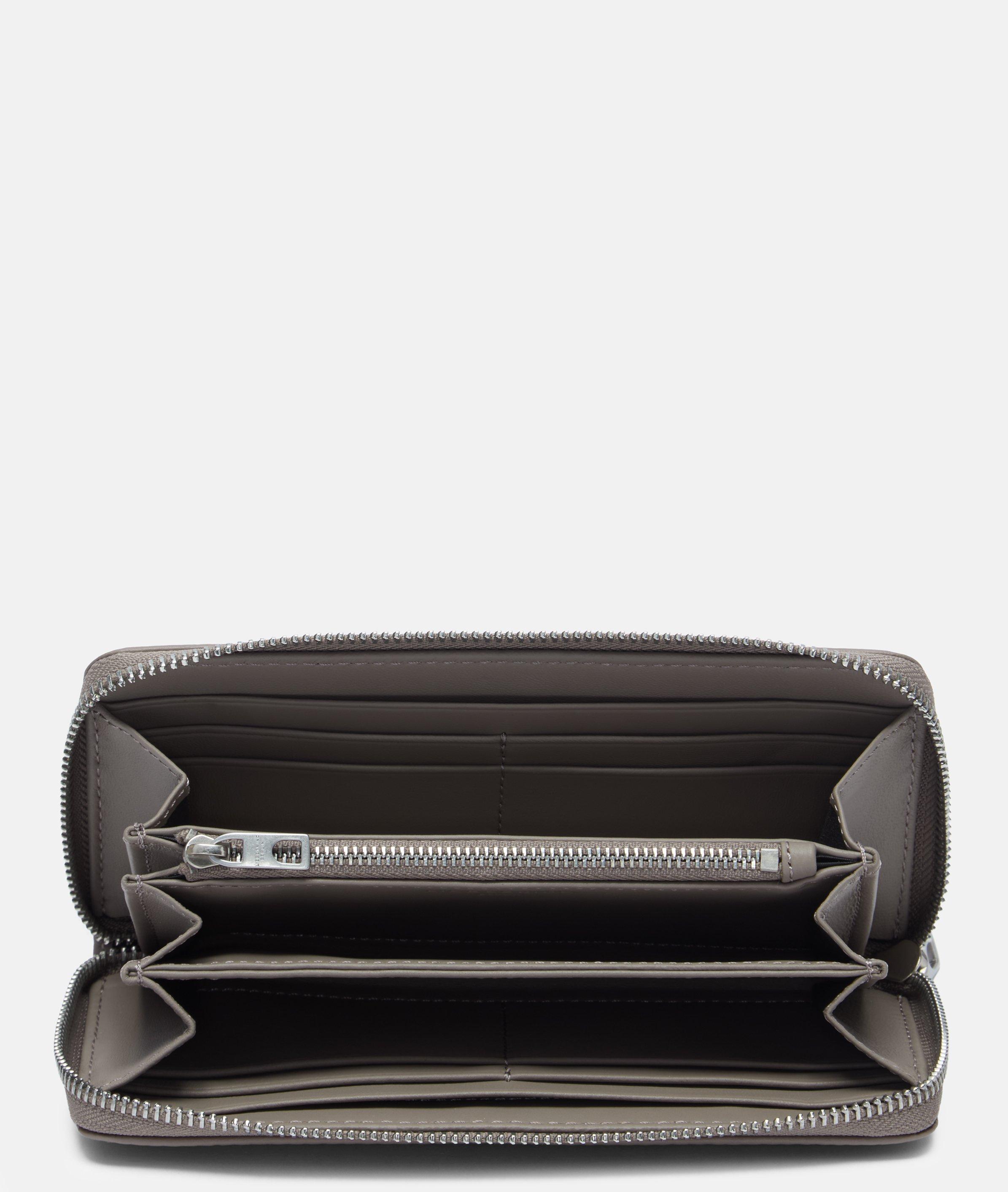 Sally Geldbörse L in braun, olive, blau & schwarz