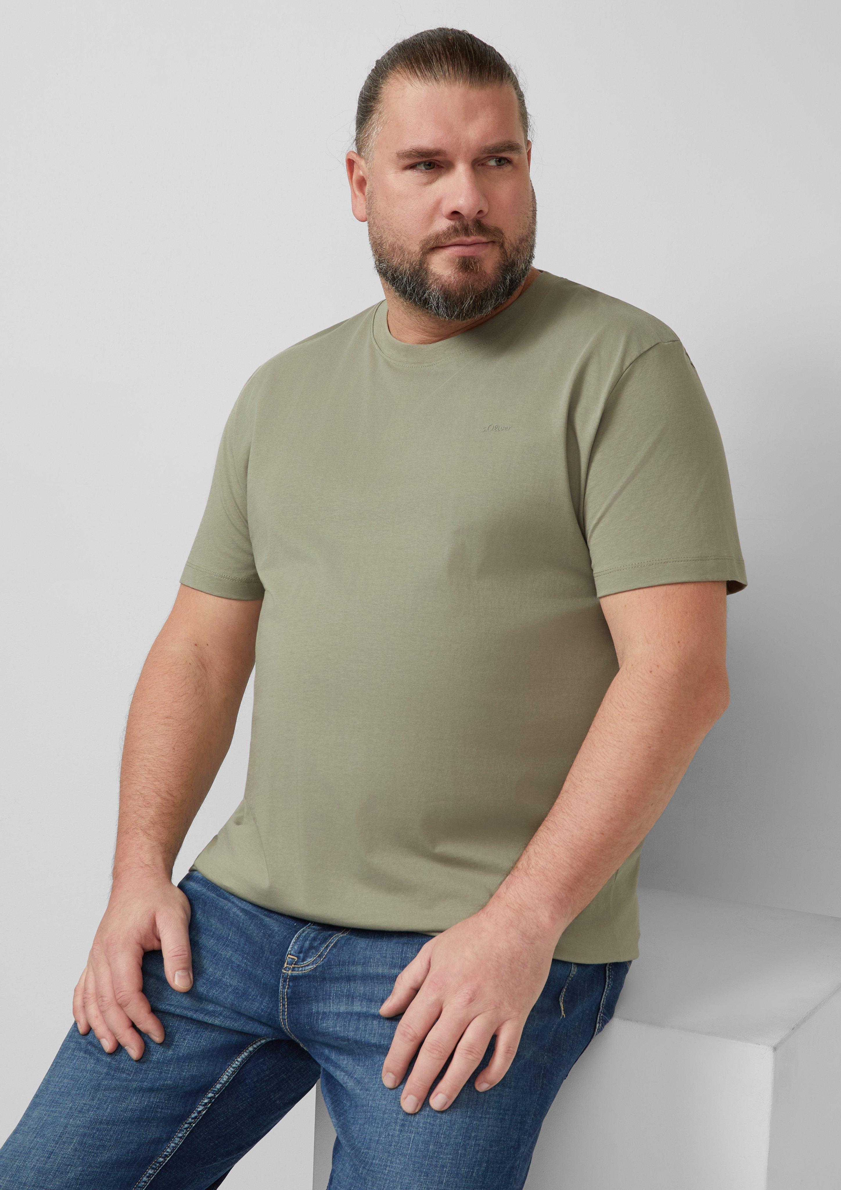 Thumbnail - Baumwoll-T-Shirt mit Logoprint