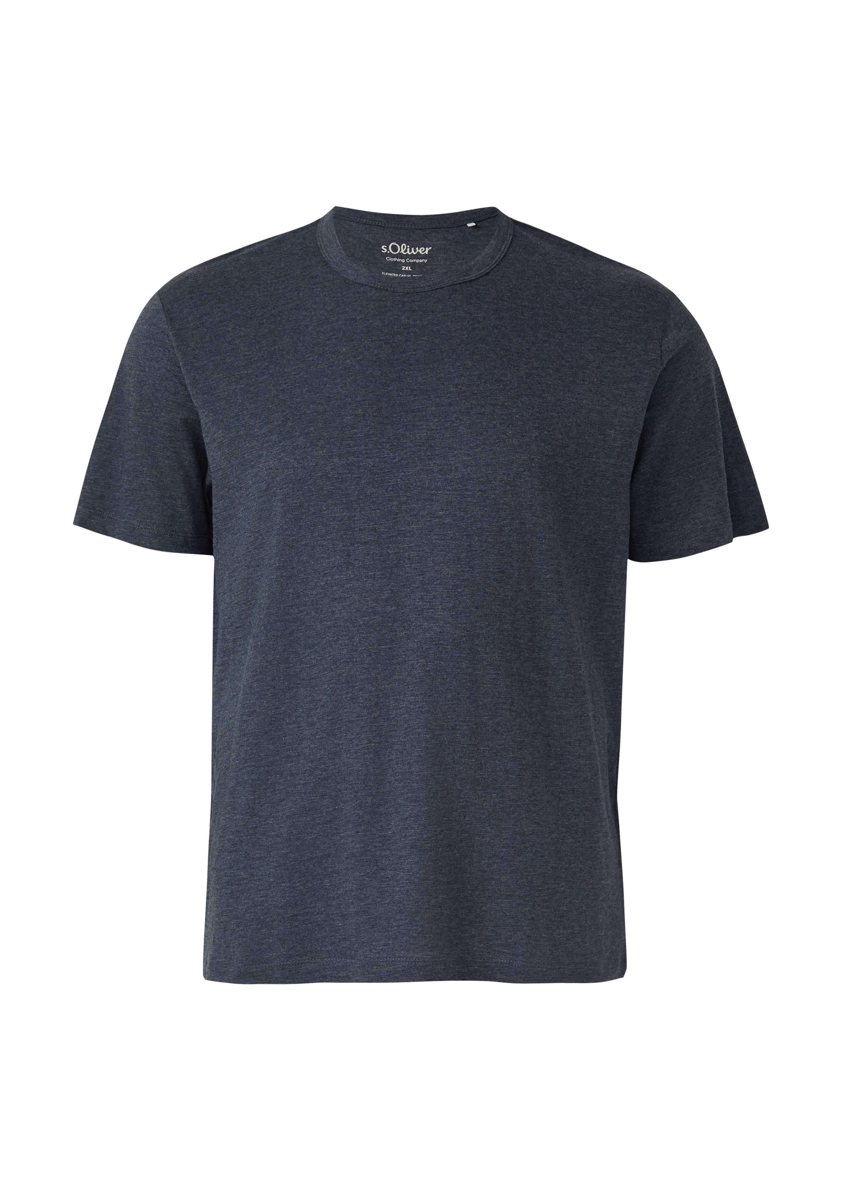 T-shirt van zachte jersey van een katoenmix met logo-detail