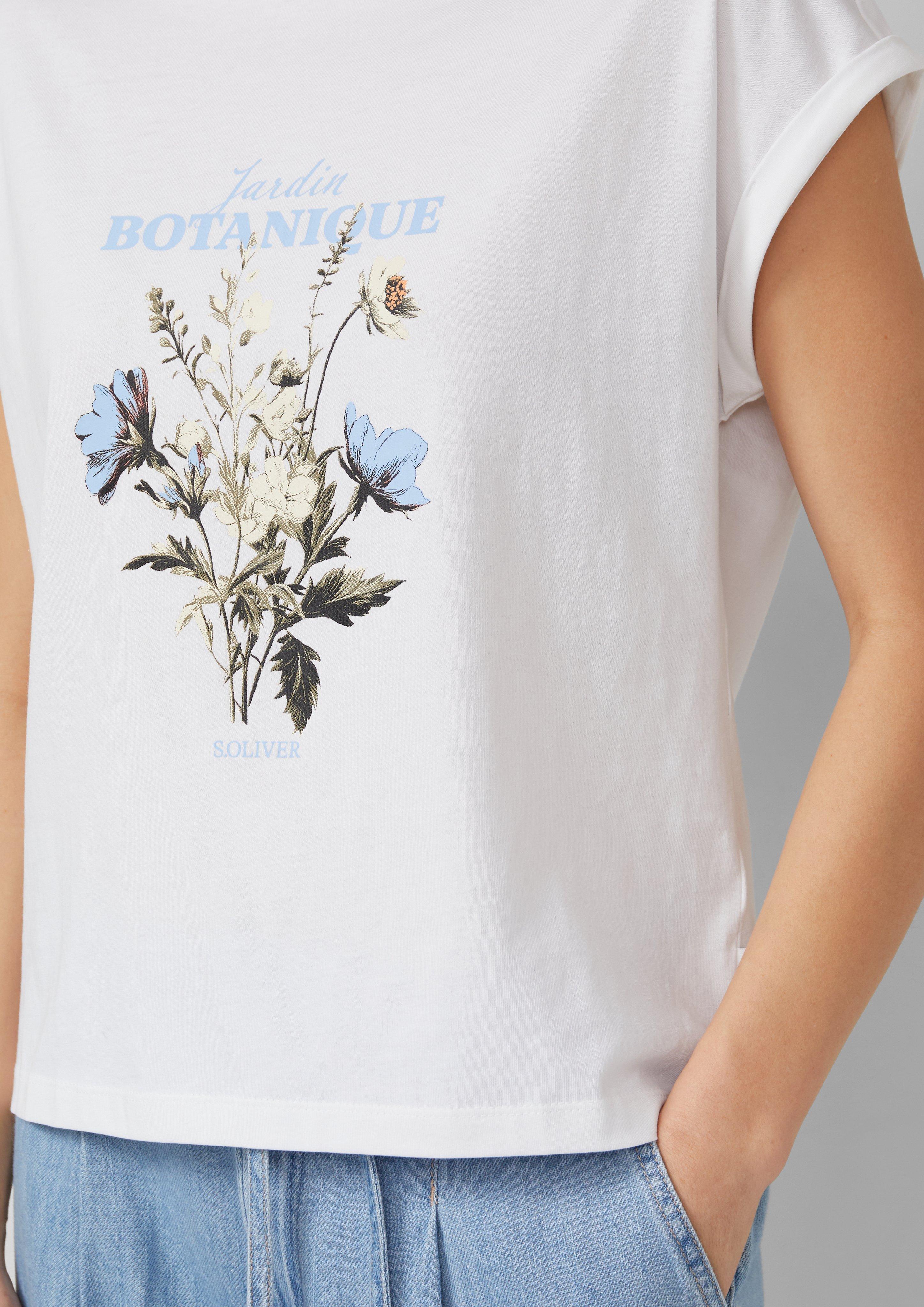 Thumbnail - T-Shirt mit Frontprint im Relaxed Fit