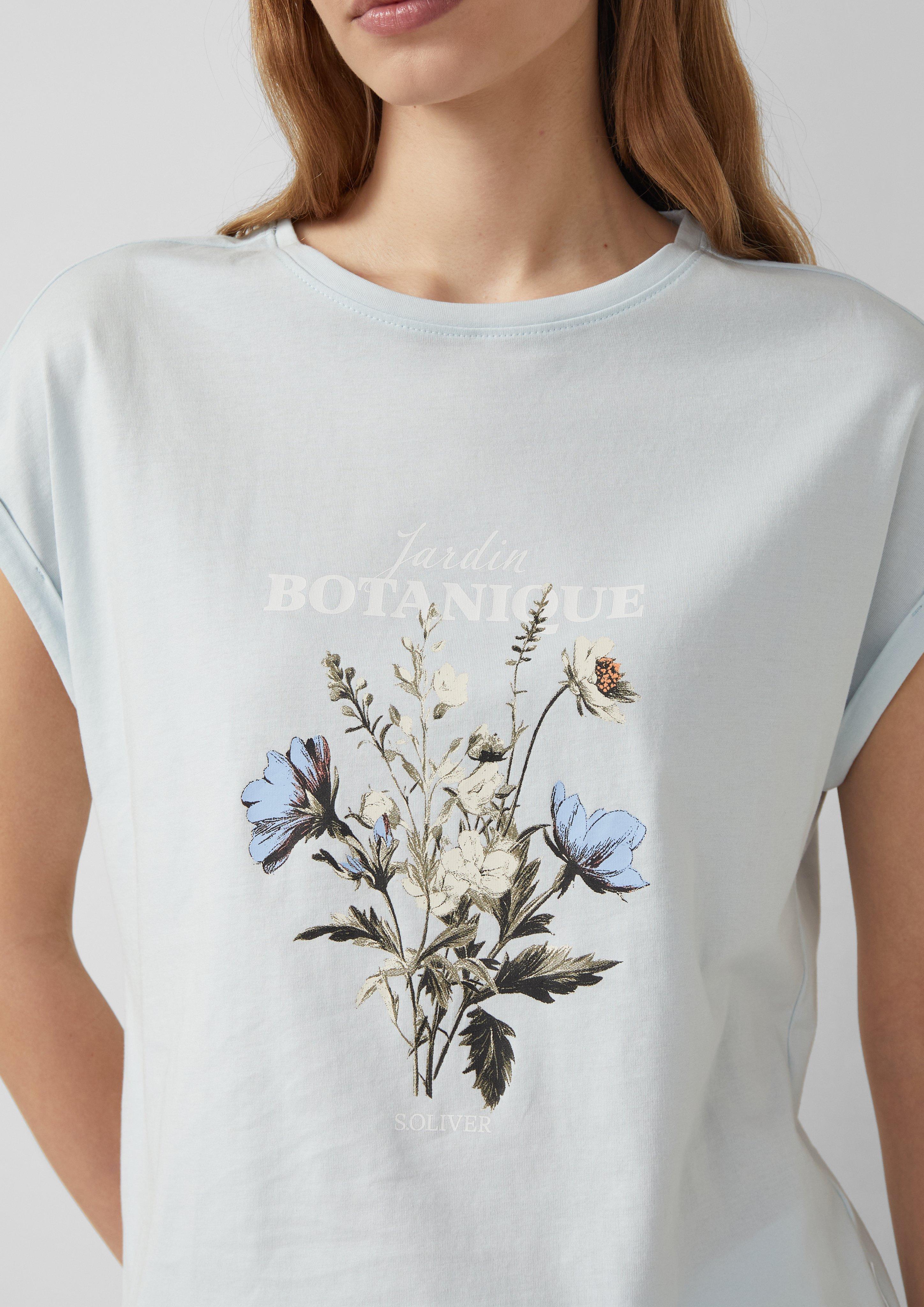 Thumbnail - T-Shirt mit Frontprint im Relaxed Fit