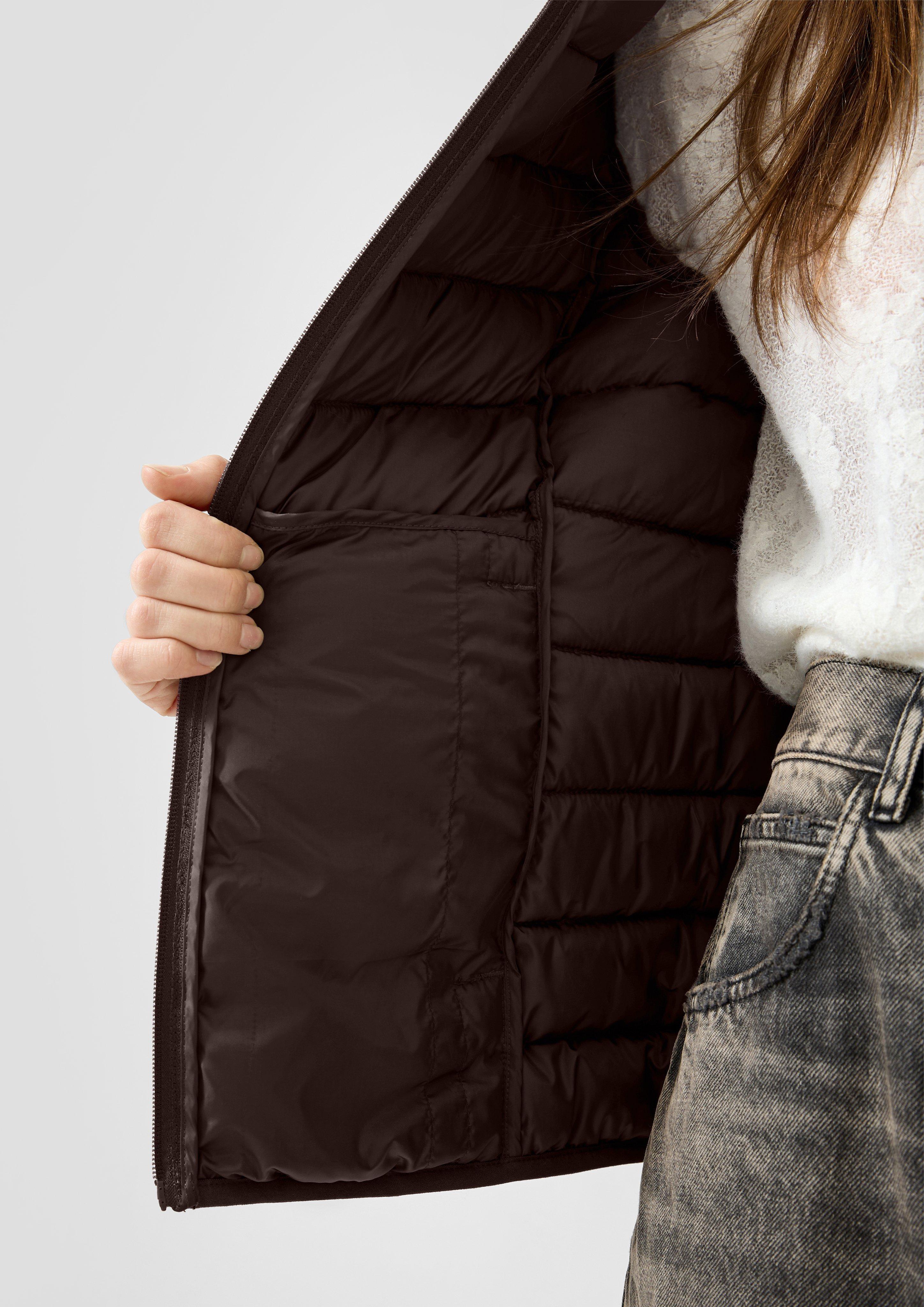 Femmes Veste d'extérieur en brun de QS