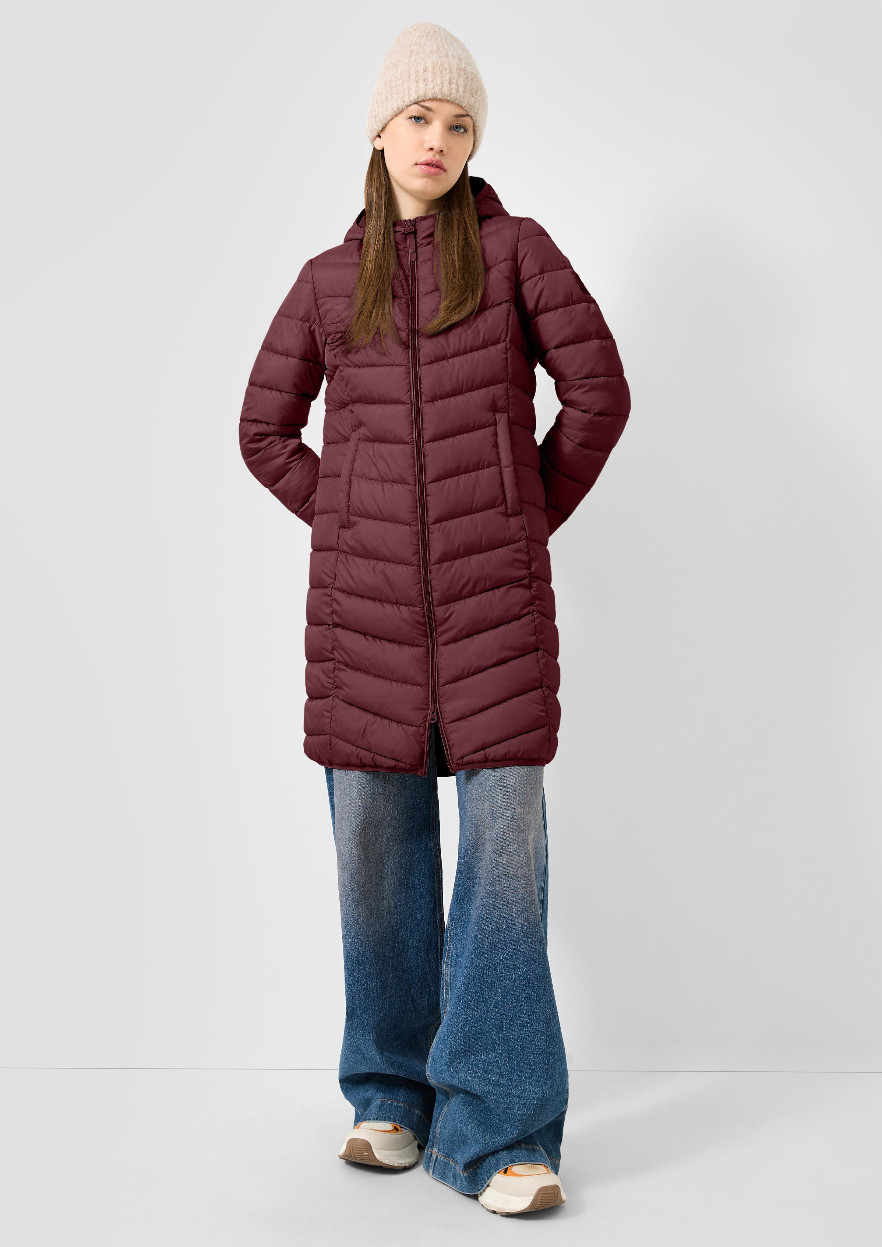 Femmes Manteau d'extérieur en rouge de QS