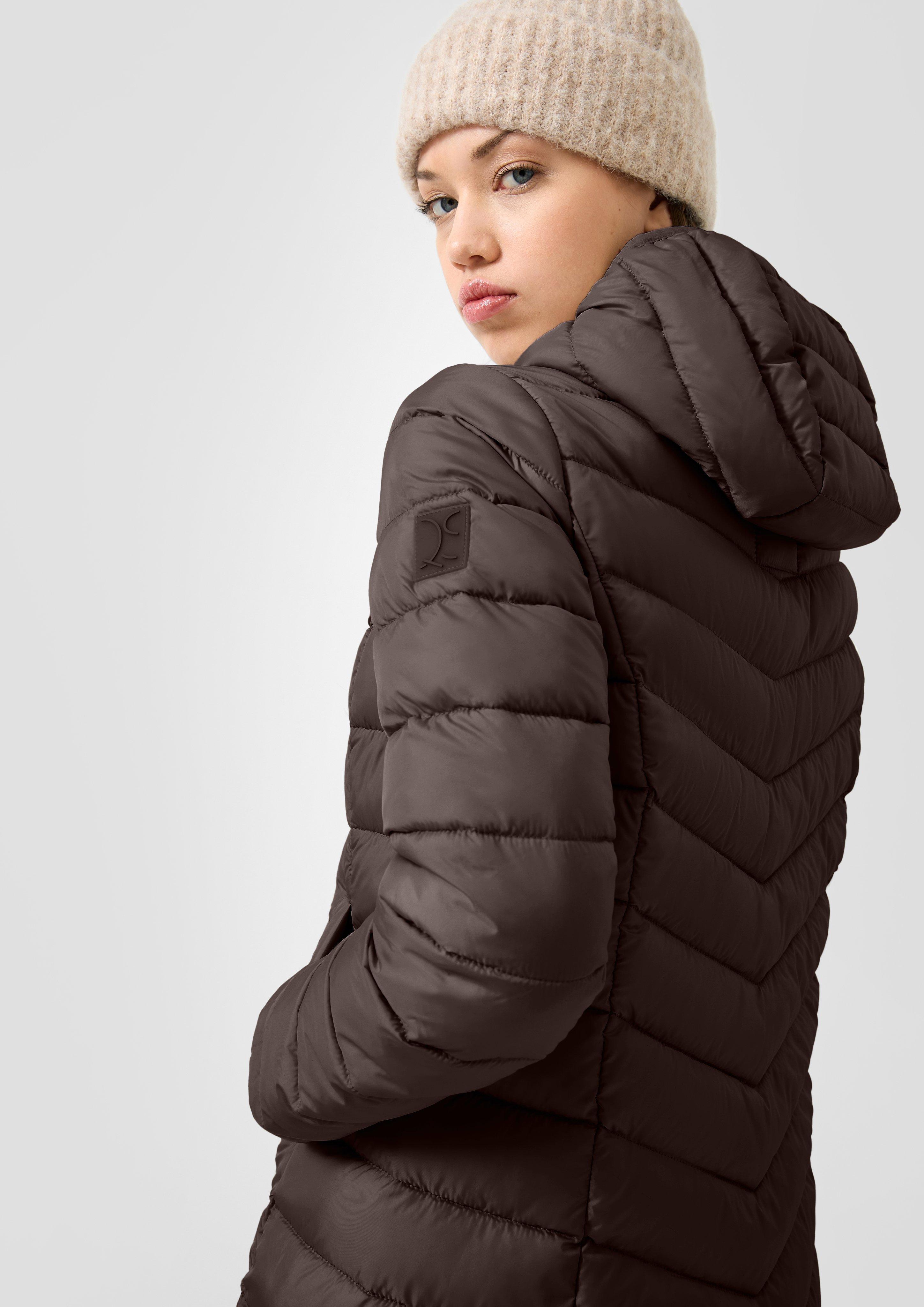 Femmes Manteau d'extérieur en brun de QS