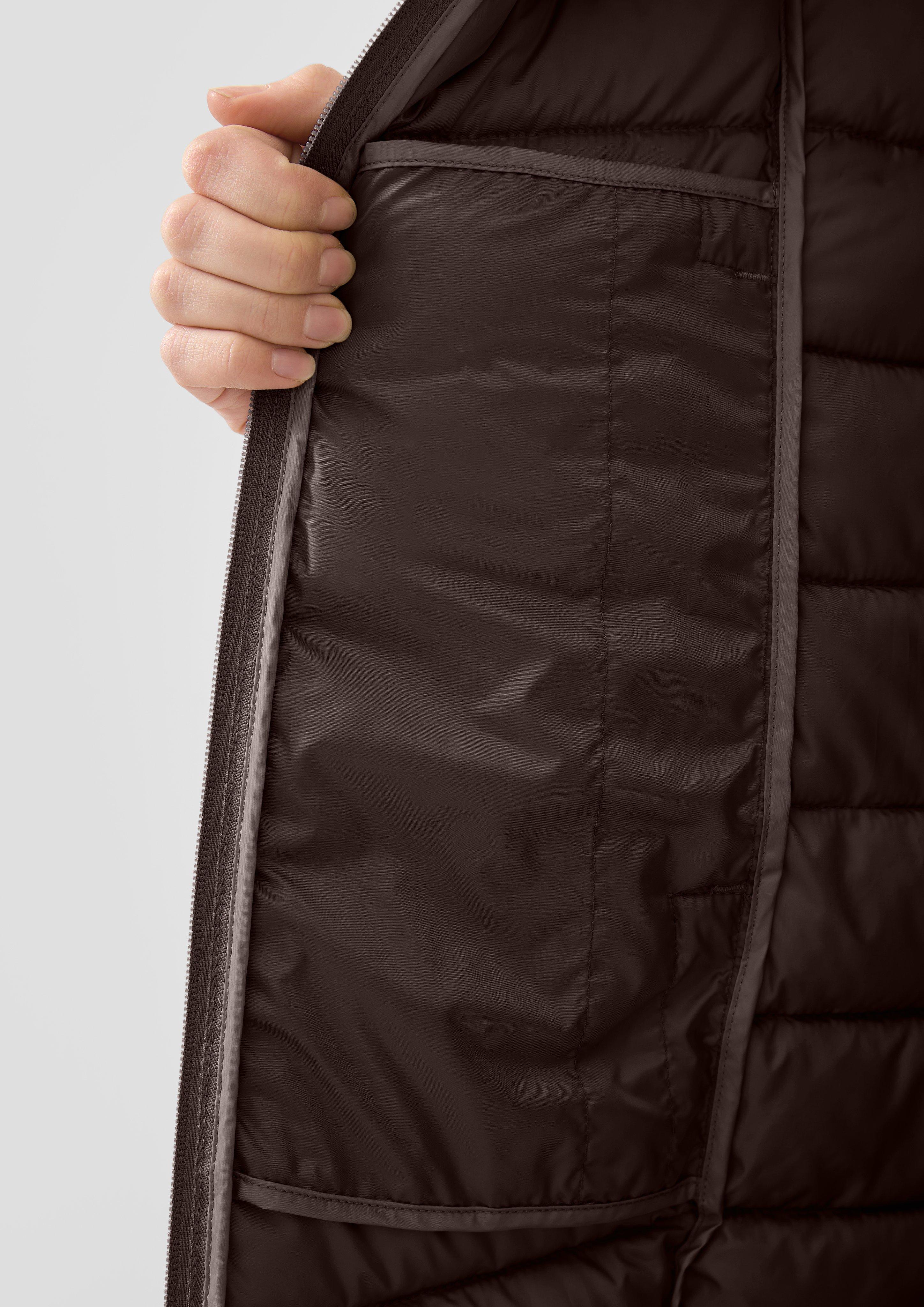 Femmes Manteau d'extérieur en brun de QS