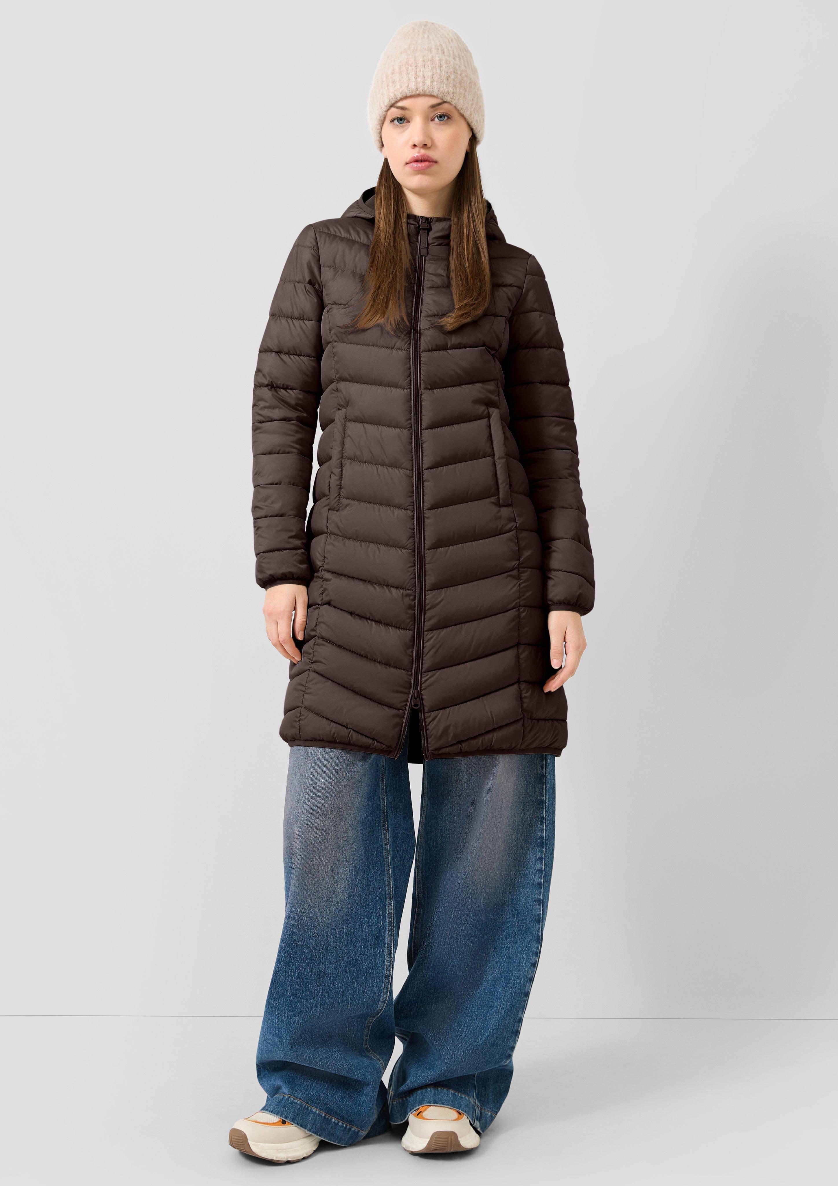 Femmes Manteau d'extérieur en brun de QS