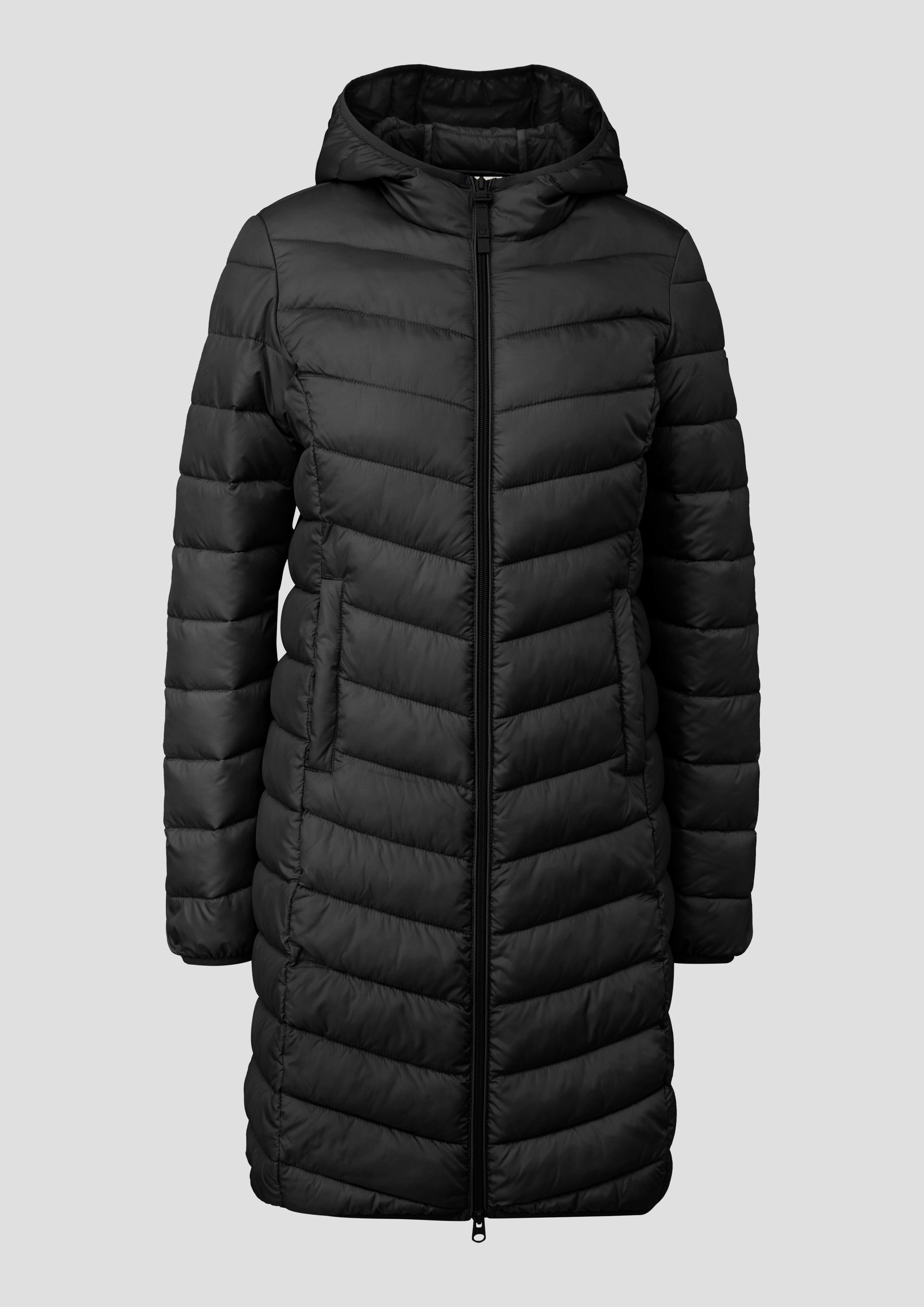 Femmes Manteau d'extérieur en noir de QS