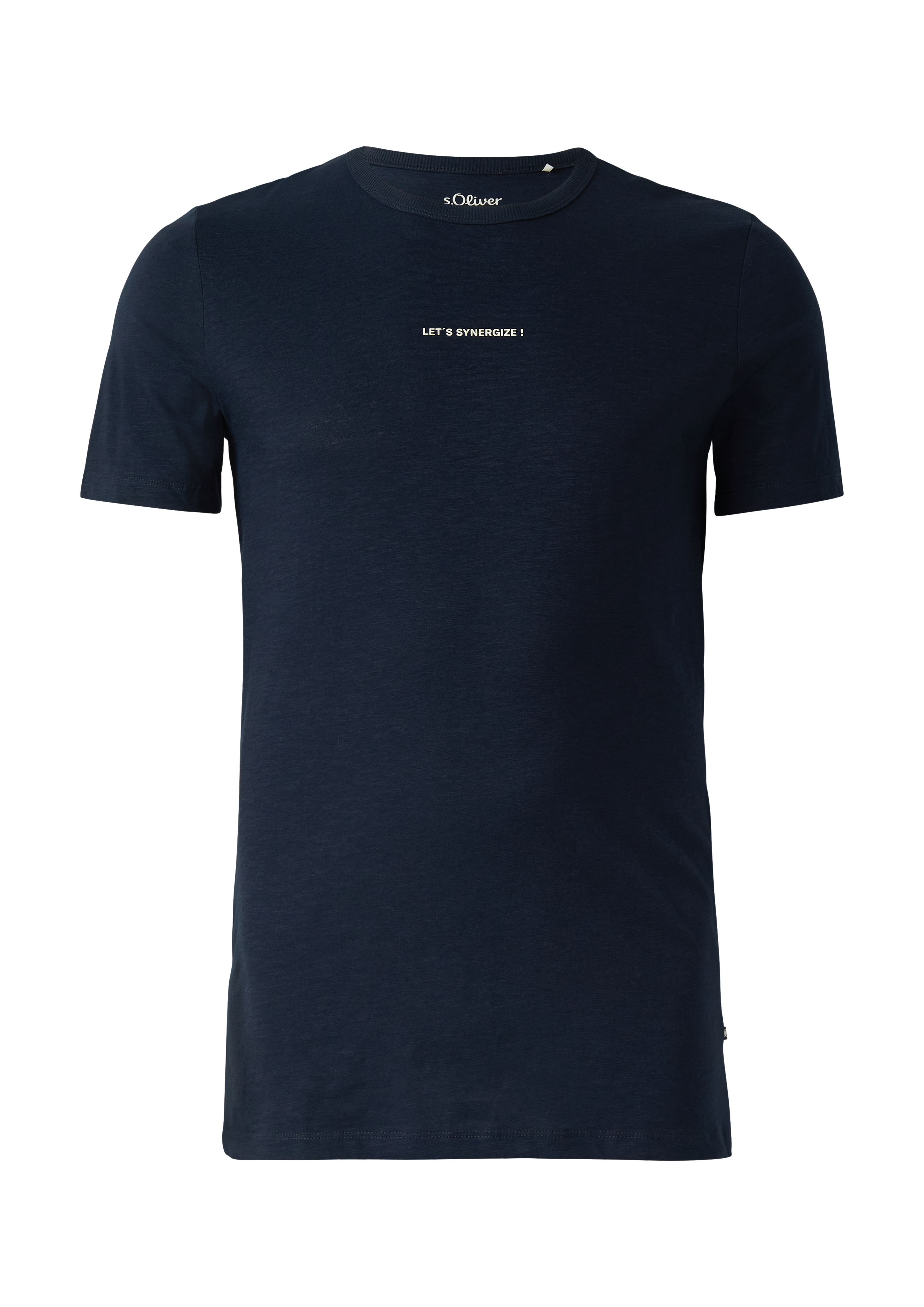 T-shirt met moderne pasvorm en voor- en achterprints
